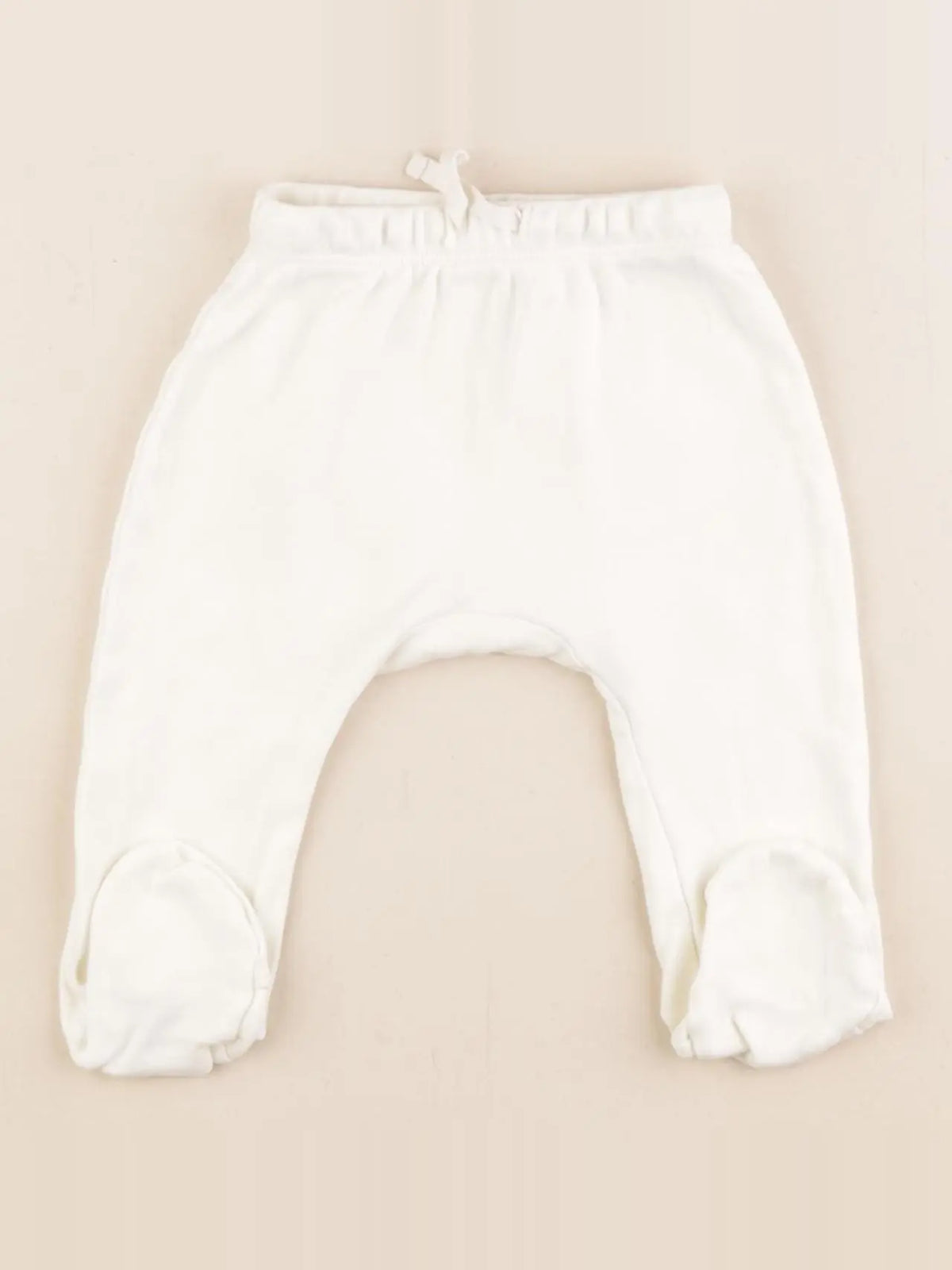 Quincy Mae - sarouel beige - 6/12 mois