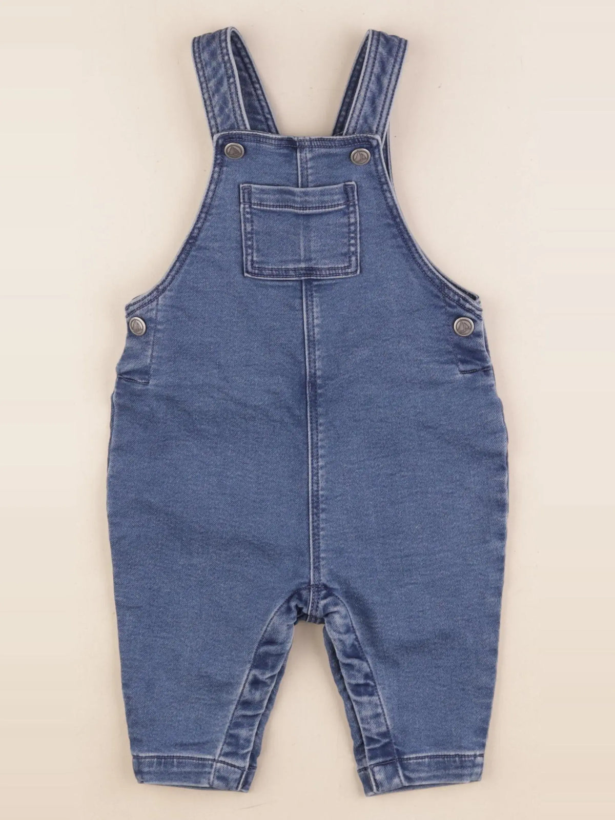 Petit Bateau - salopette bleu - 12 mois