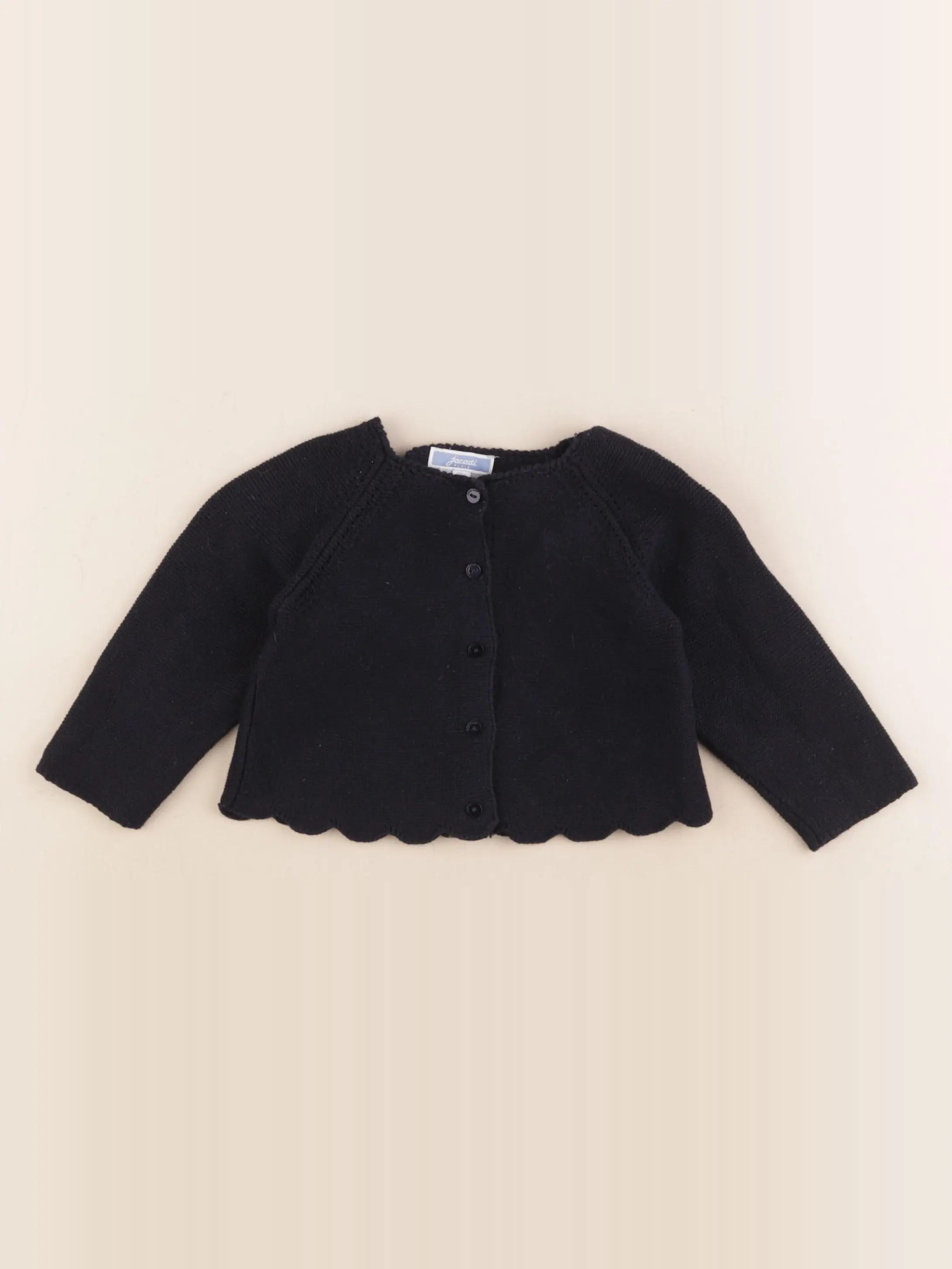 Jacadi - gilet bleu - 12 mois
