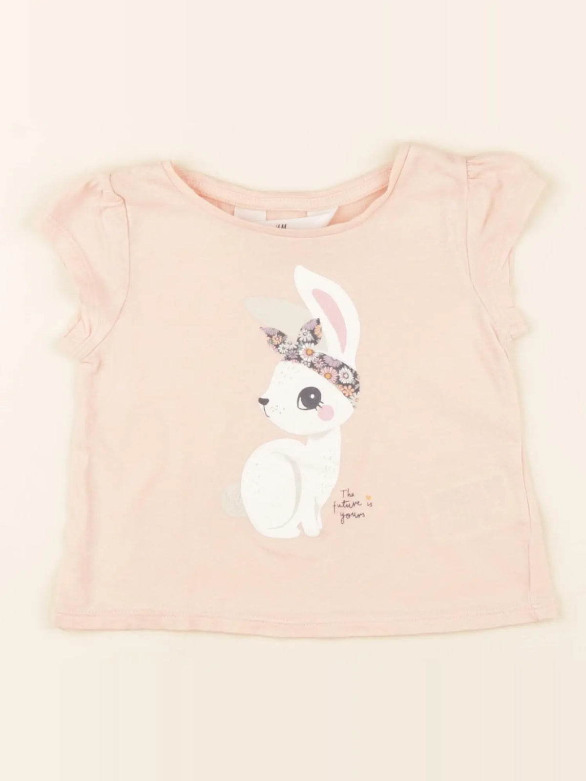 H&M - tee-shirt rose - 18/24 mois