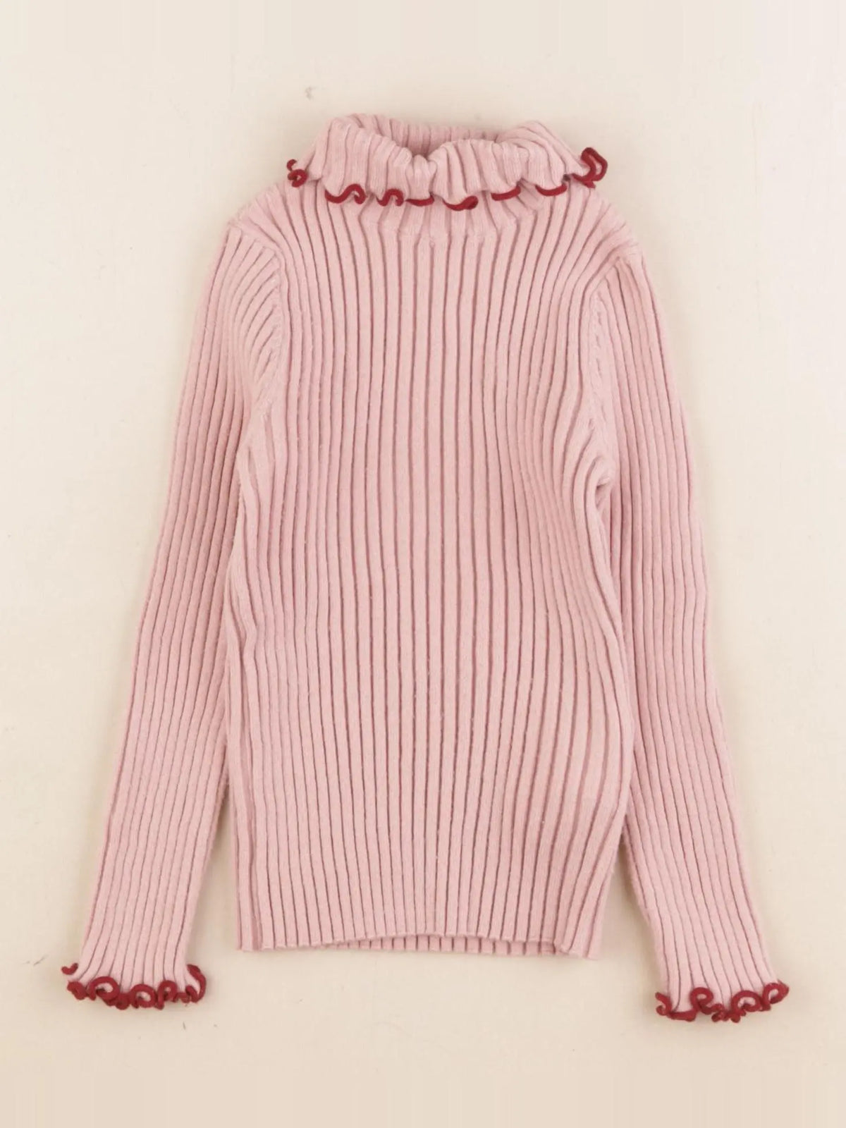 Monoprix - pull rose - 5 ans