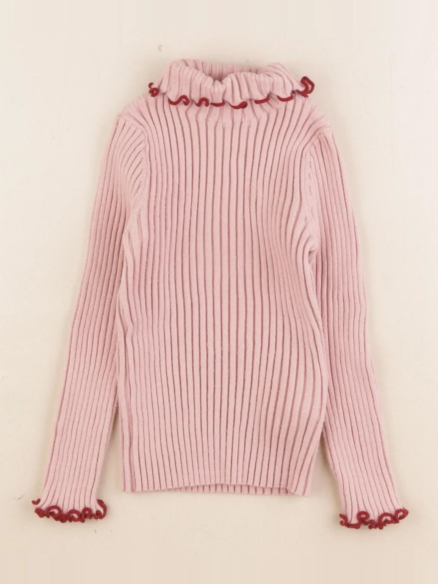 Monoprix - pull rose - 5 ans