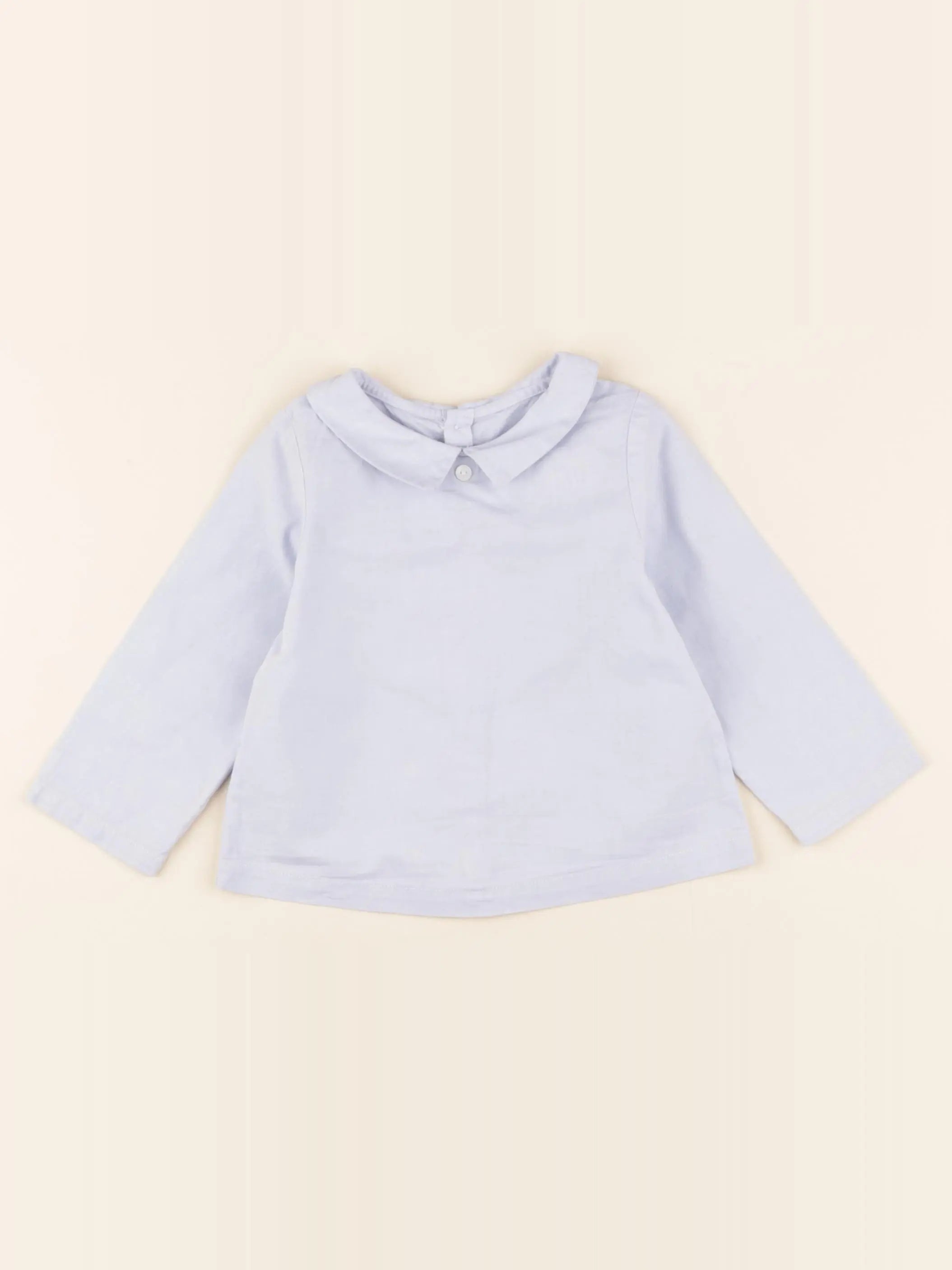Jacadi - blouse bleu - 12 mois