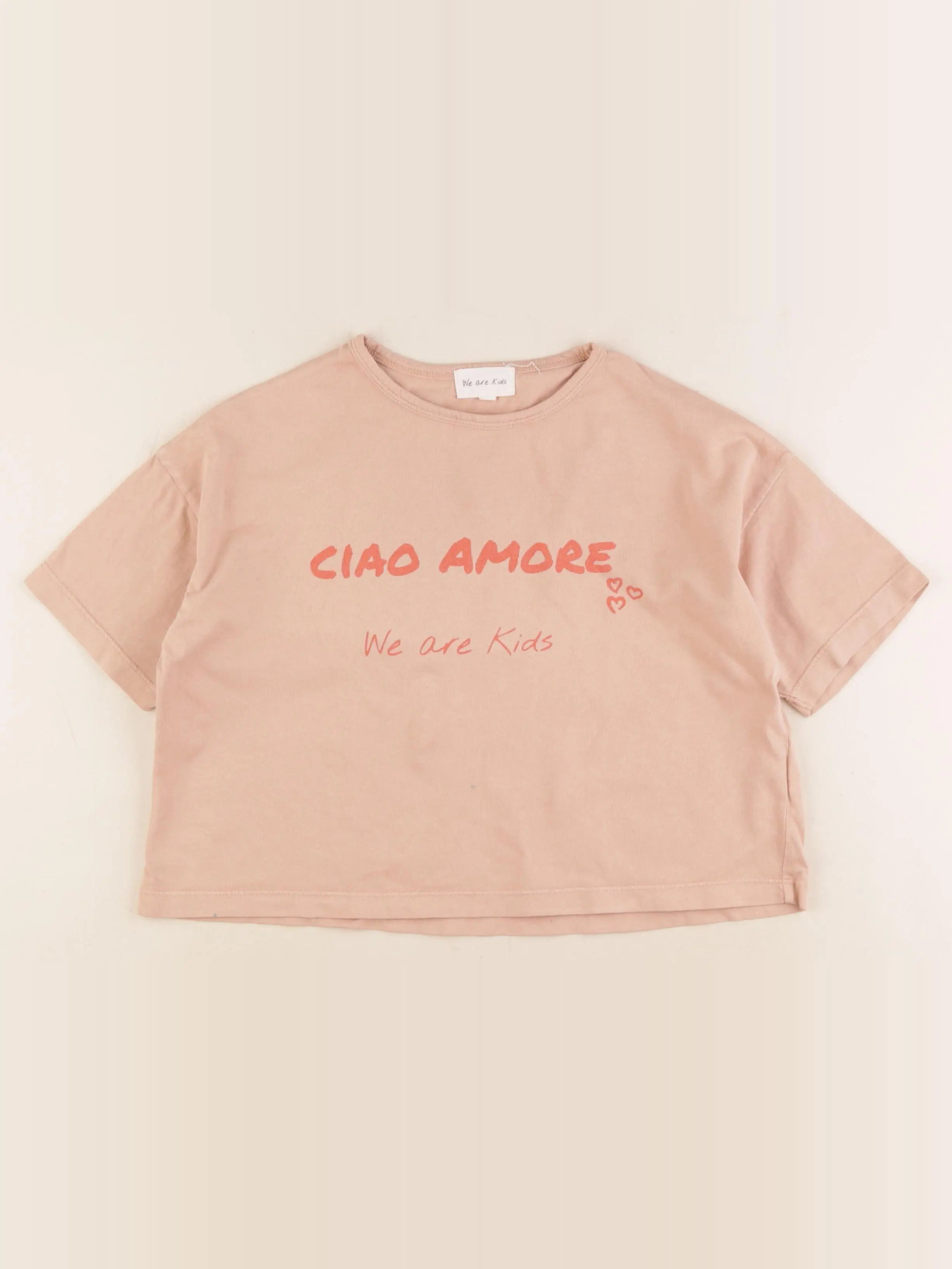 We are kids - tee-shirt rose - 2/3 ans