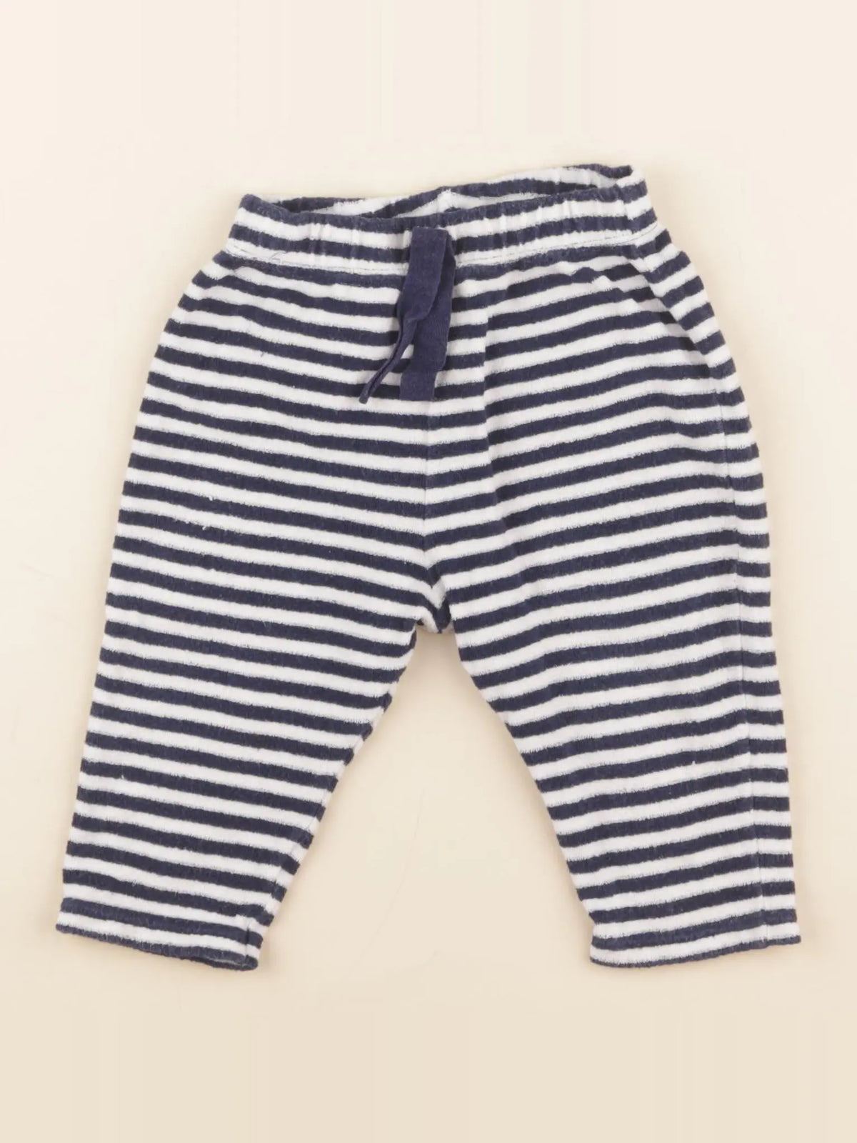 Petit Bateau - pantalon bleu - 6 mois