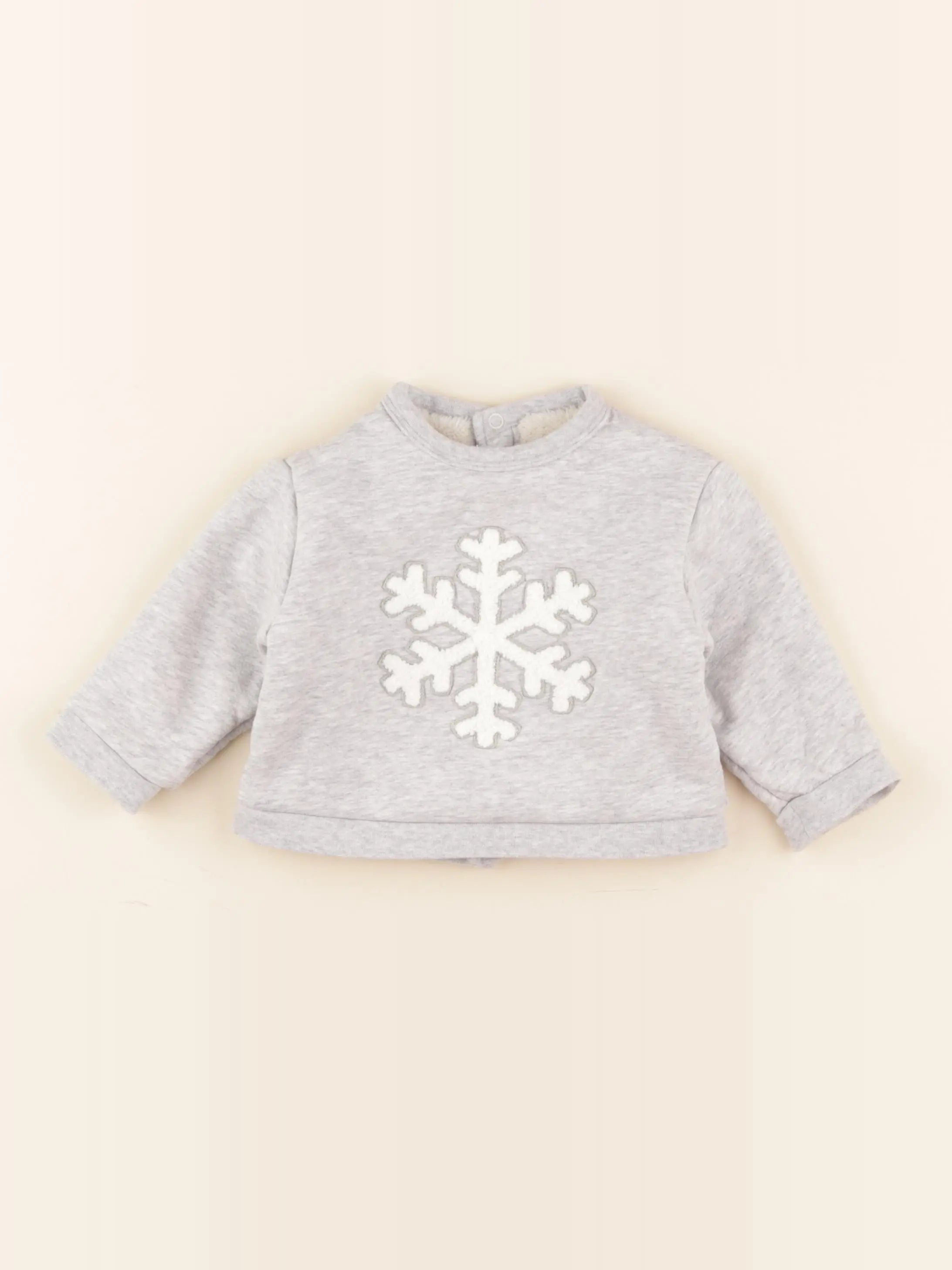 Jacadi - sweat gris - 12 mois