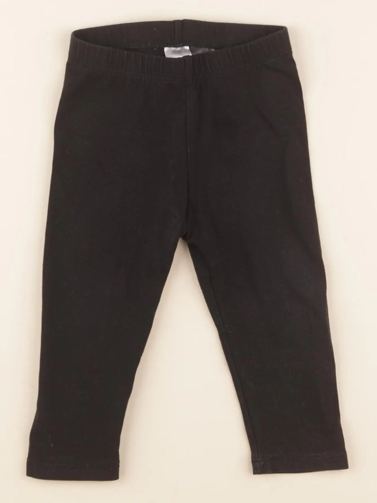 H&M - legging noir - 9/12 mois