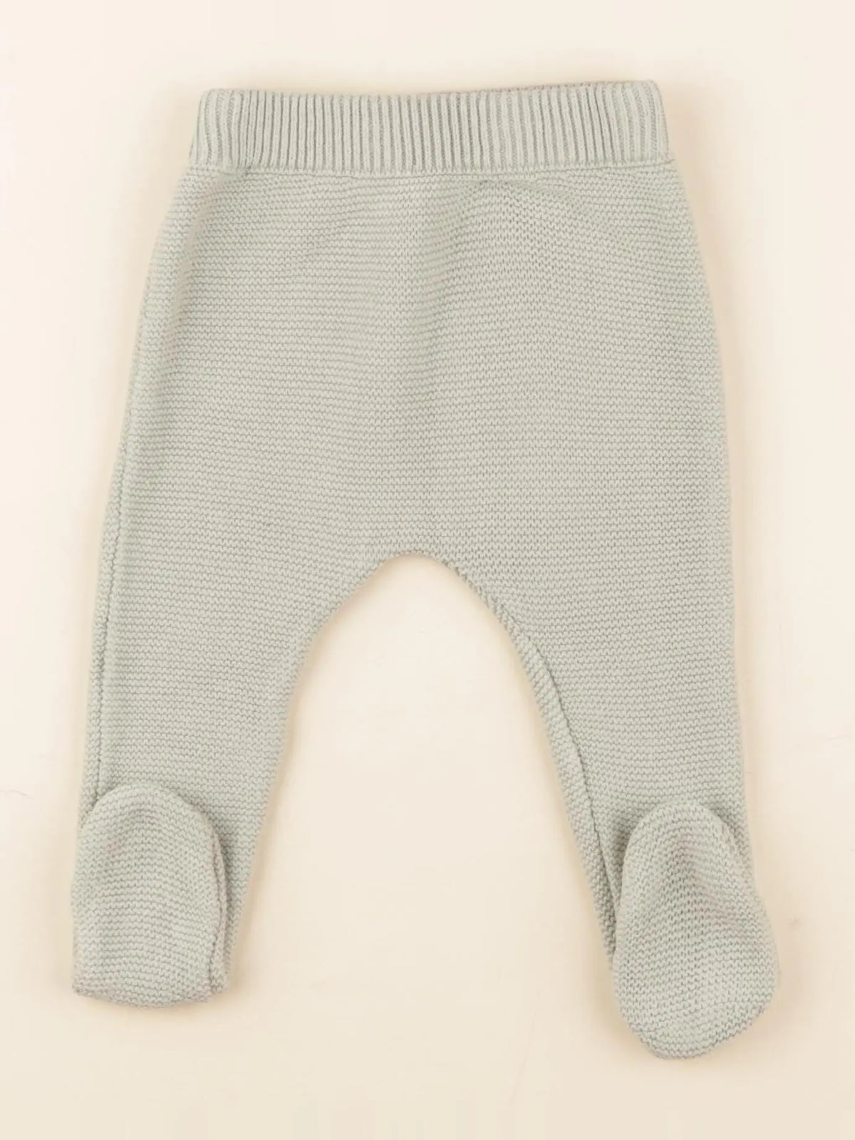Vertbaudet - legging vert - 9 mois