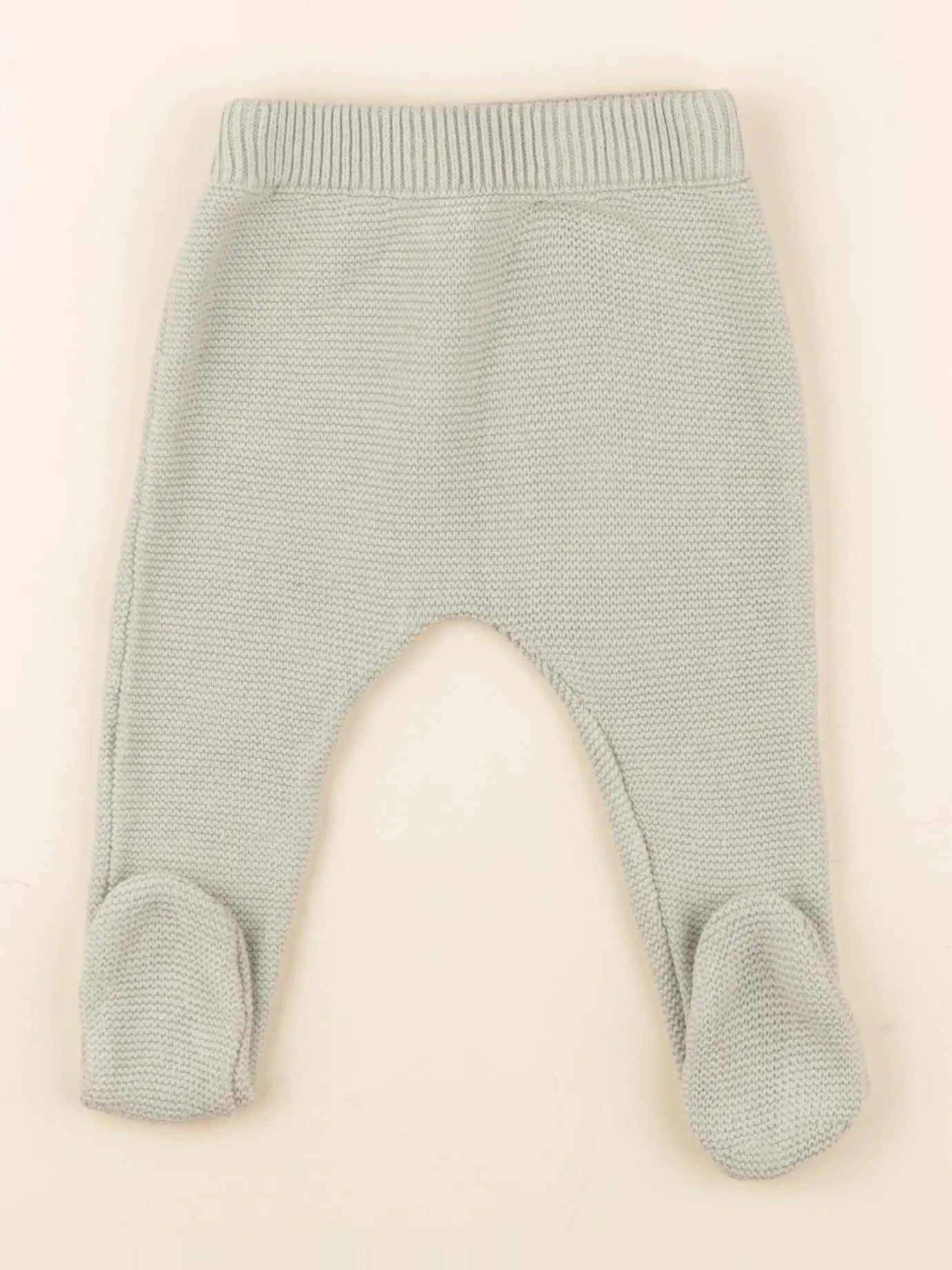 Vertbaudet - legging vert - 9 mois