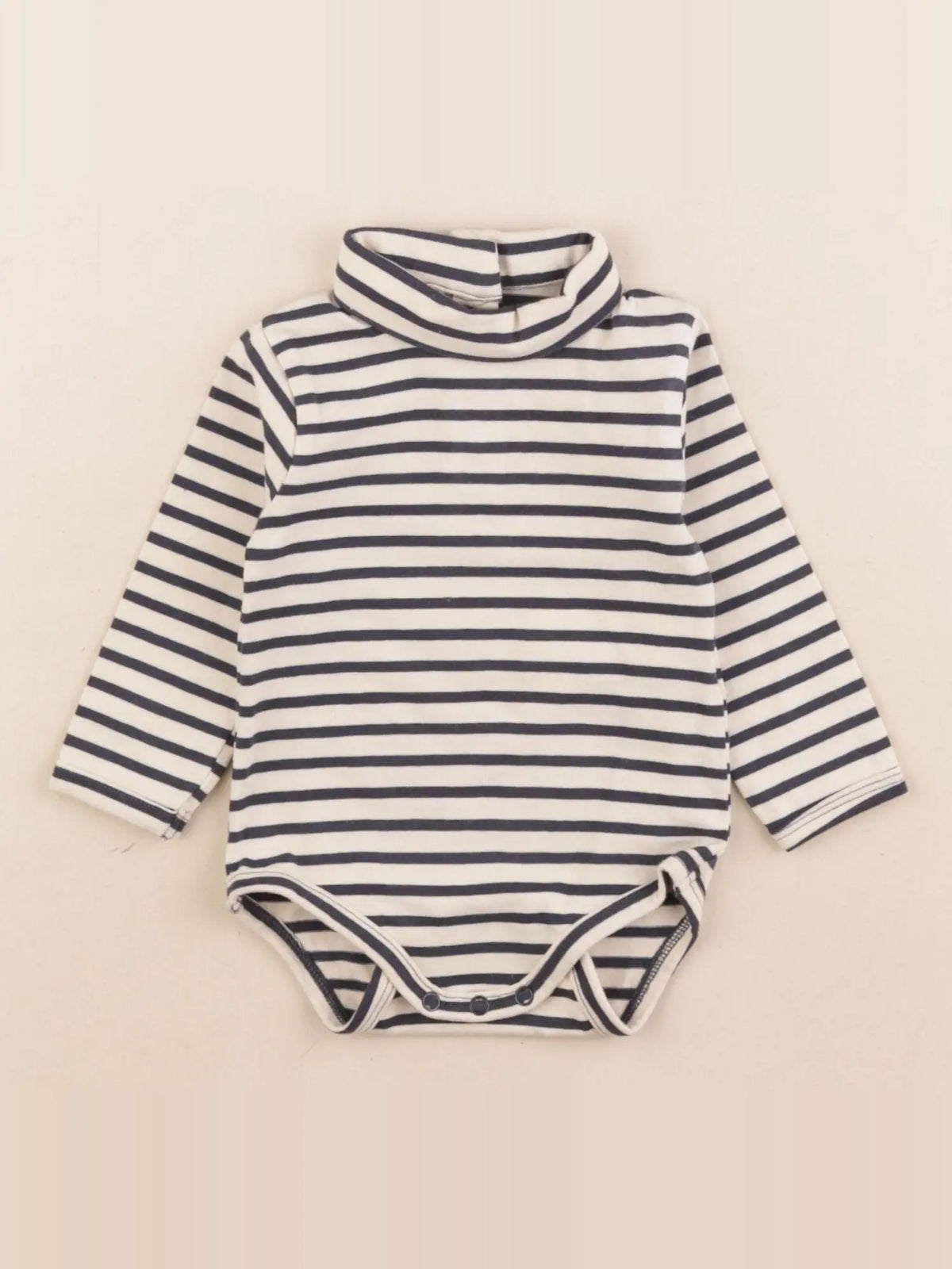 Vertbaudet - body bleu - 6 mois
