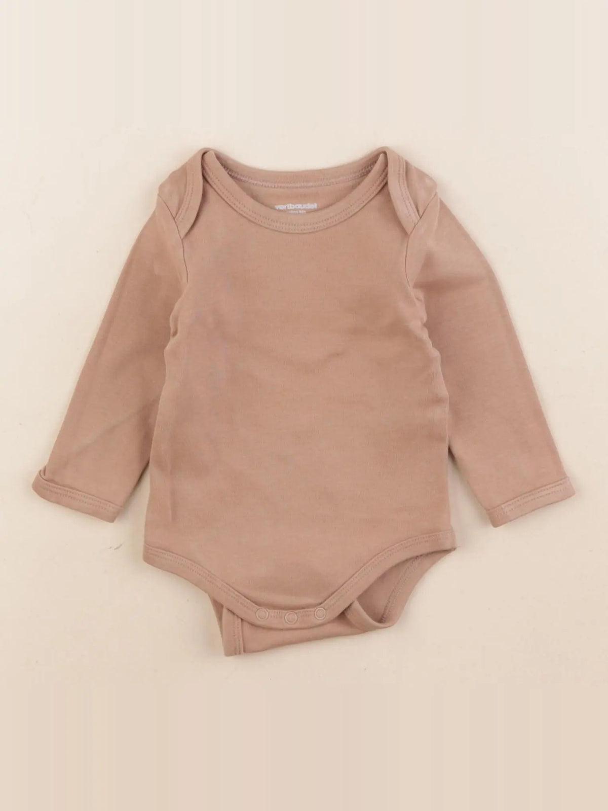 Vertbaudet - body marron - 6 mois