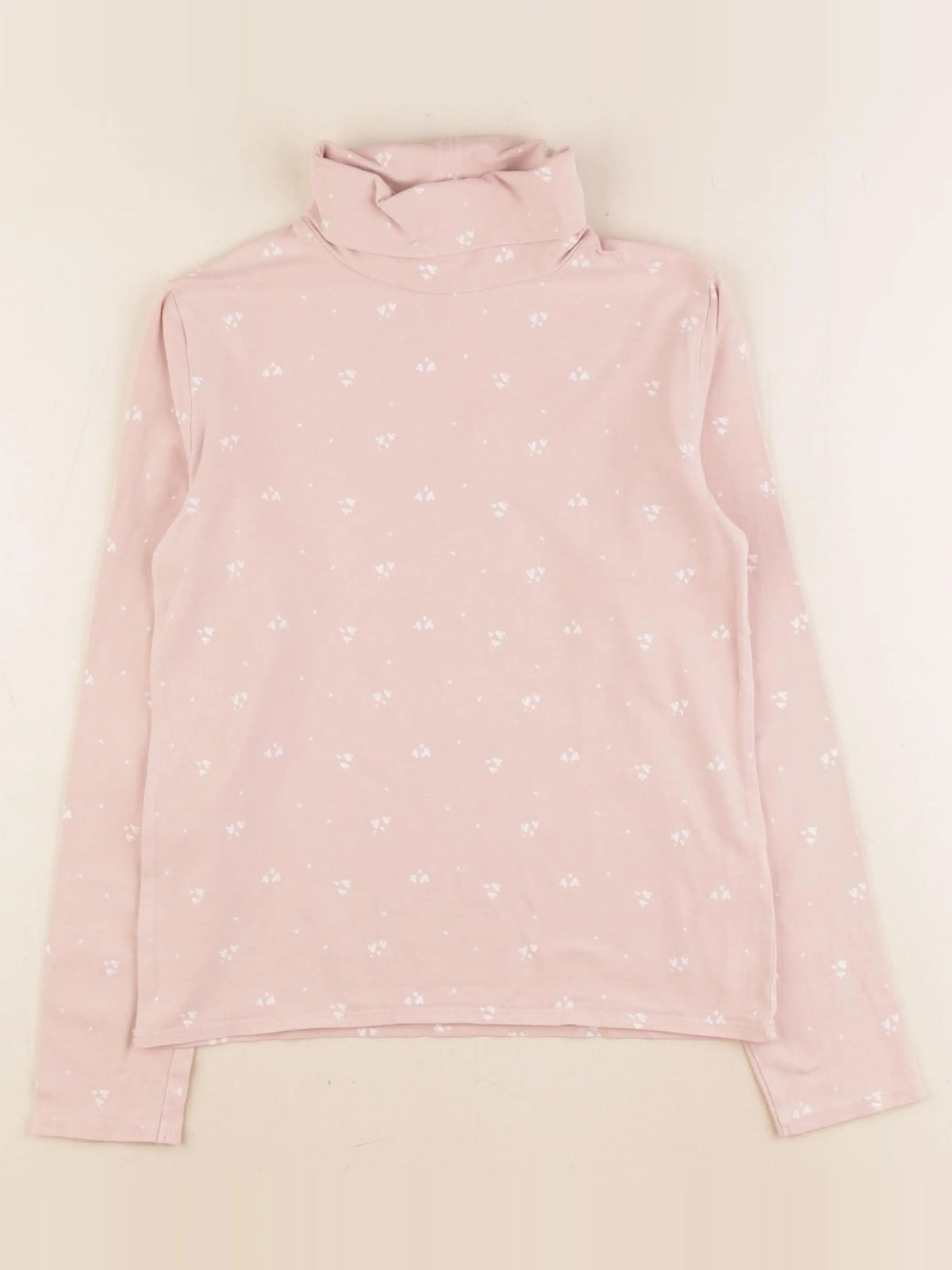 Vertbaudet - sous-pull rose - 10 ans