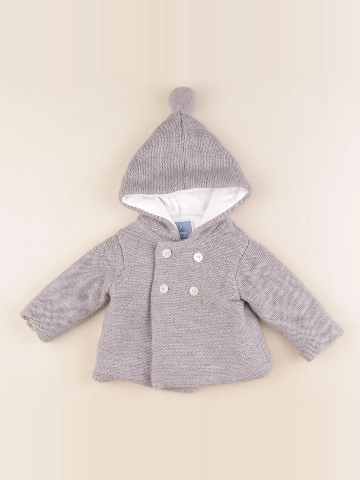 Jacadi - gilet gris - 6 mois