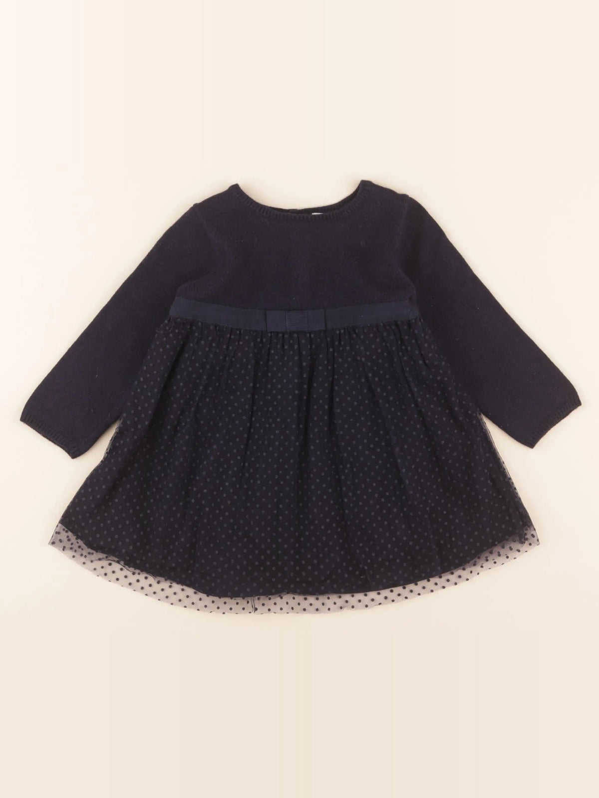 Jacadi - robe bleu - 12 mois