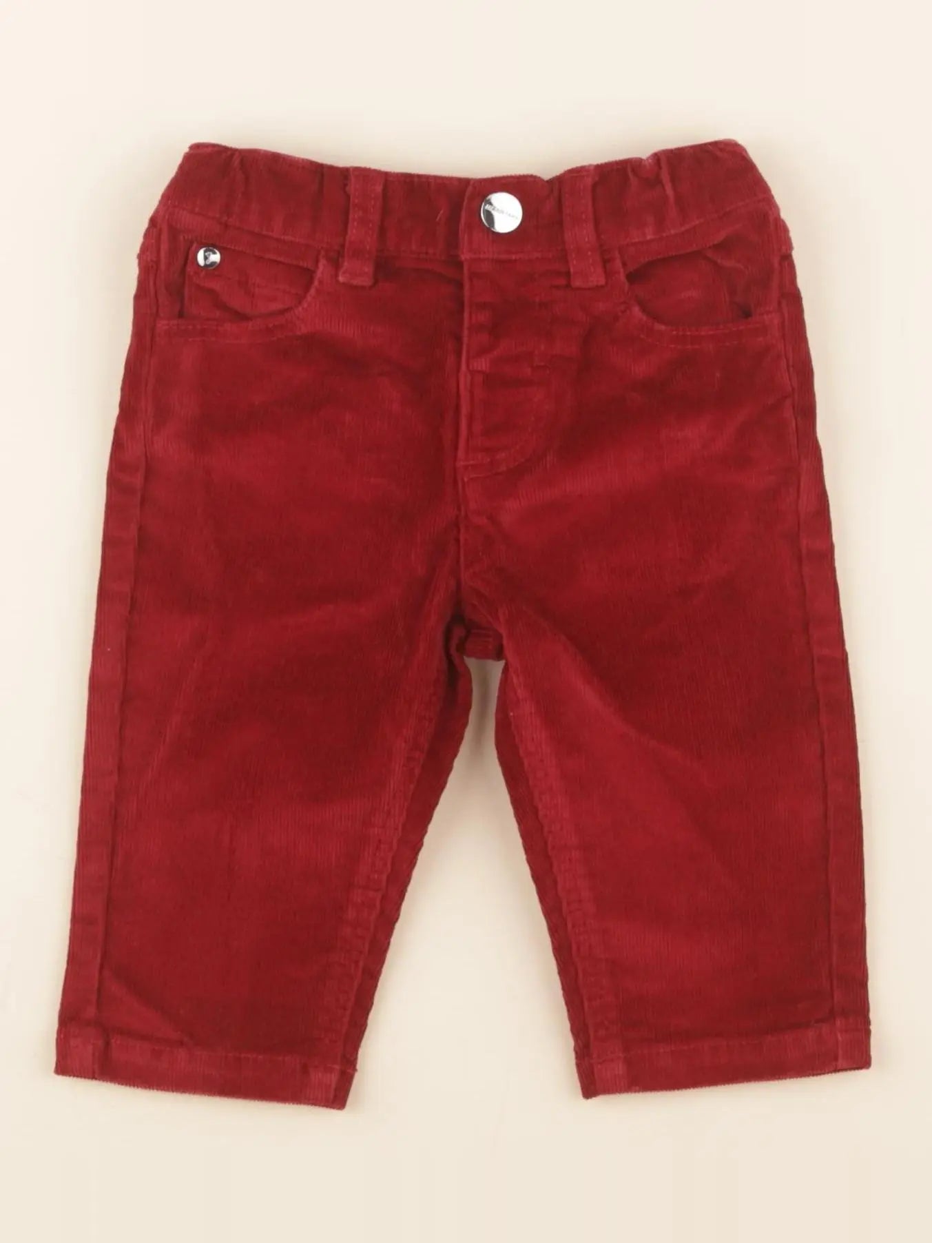 Jacadi - pantalon rouge - 6 mois