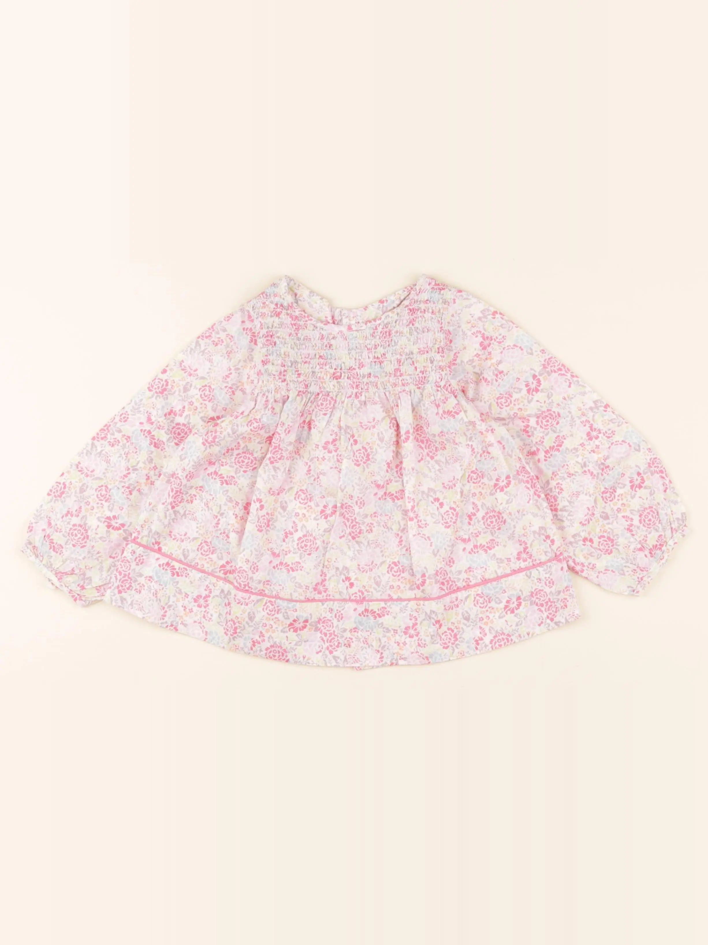 Jacadi - blouse liberty multicolore - 18 mois