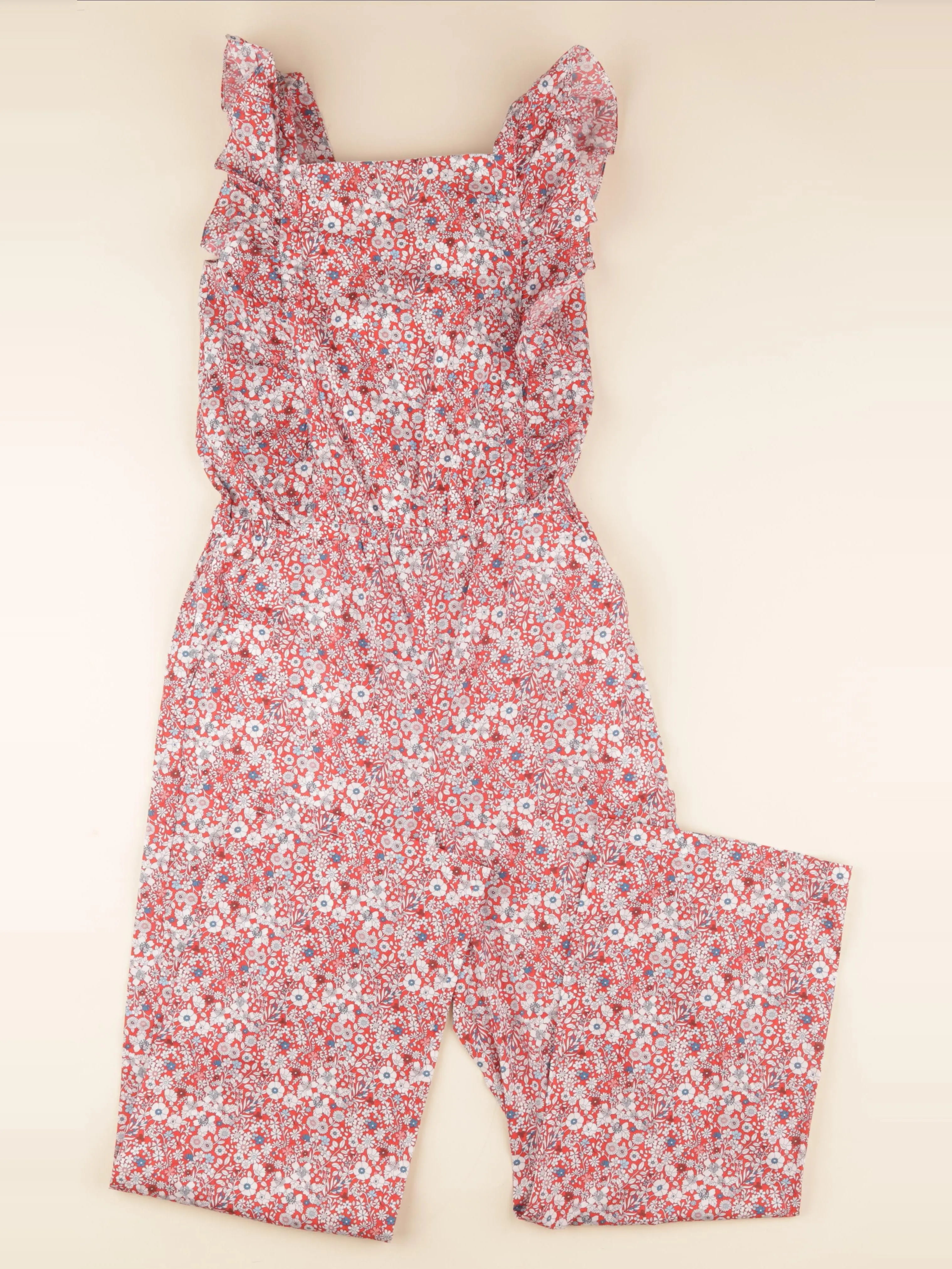 Jacadi - combinaison liberty rouge - 12 mois