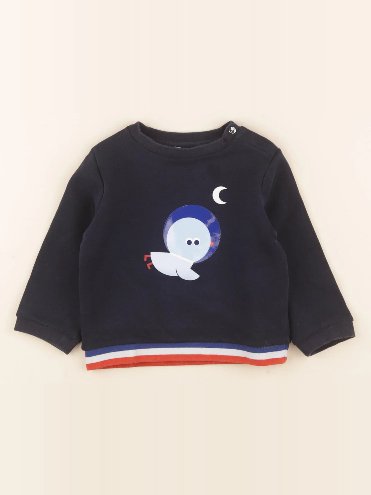 Jacadi - sweat bleu - 36 mois