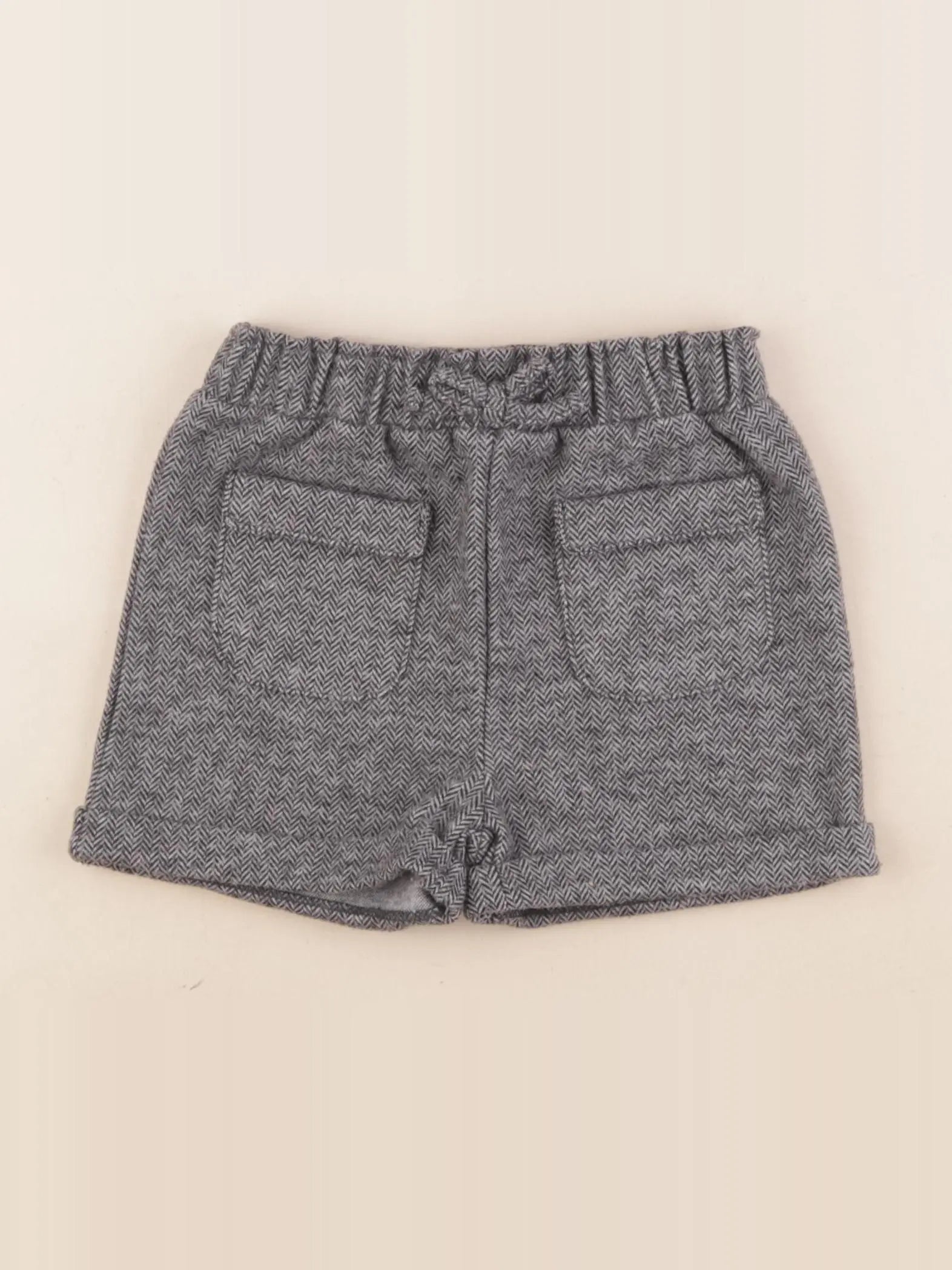 Vertbaudet - short gris - 2 ans