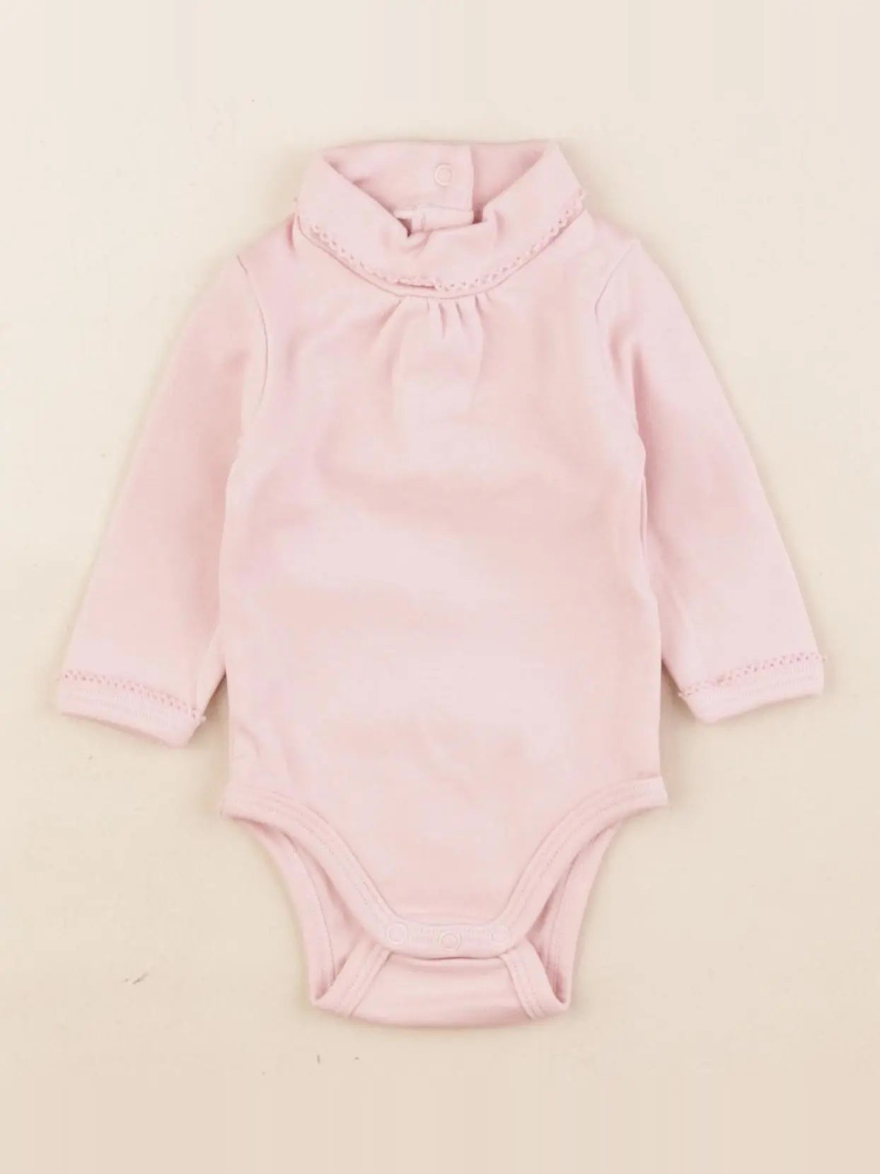 Vertbaudet - body tee-shirt rose - 1 mois