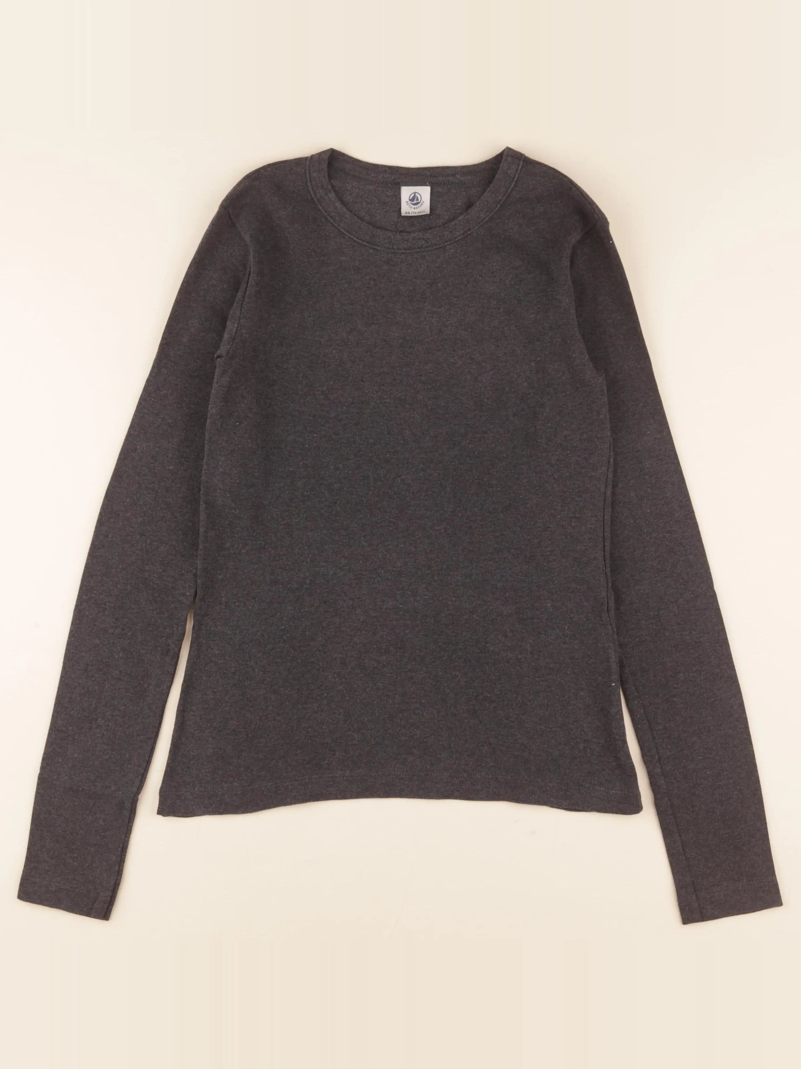 Petit Bateau - maillot de corps gris - 14 ans