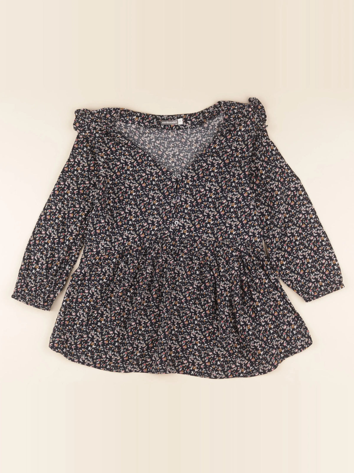 Vertbaudet - blouse allaitement bleu - 34