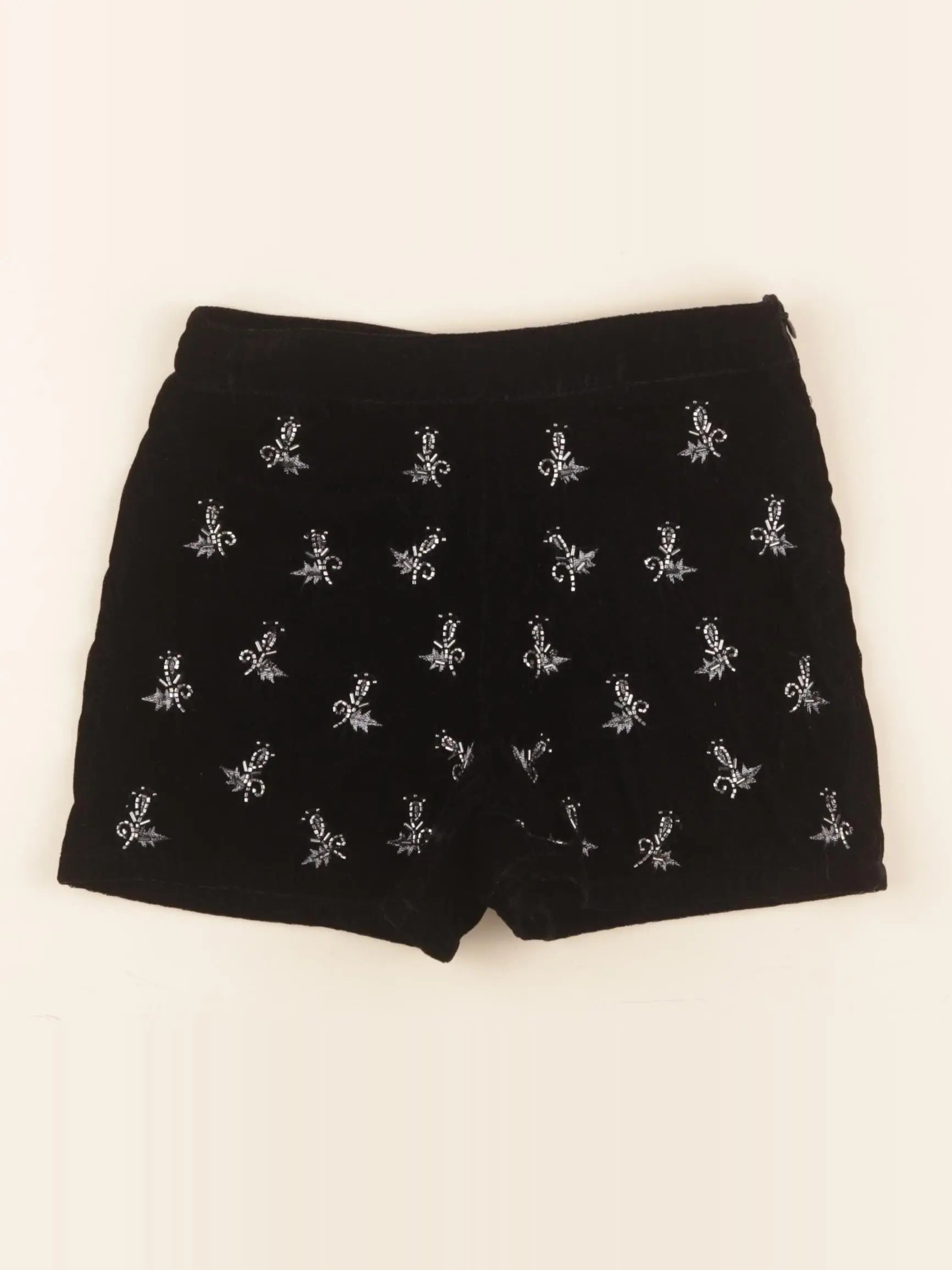 Zara - short noir, argent - 6 ans