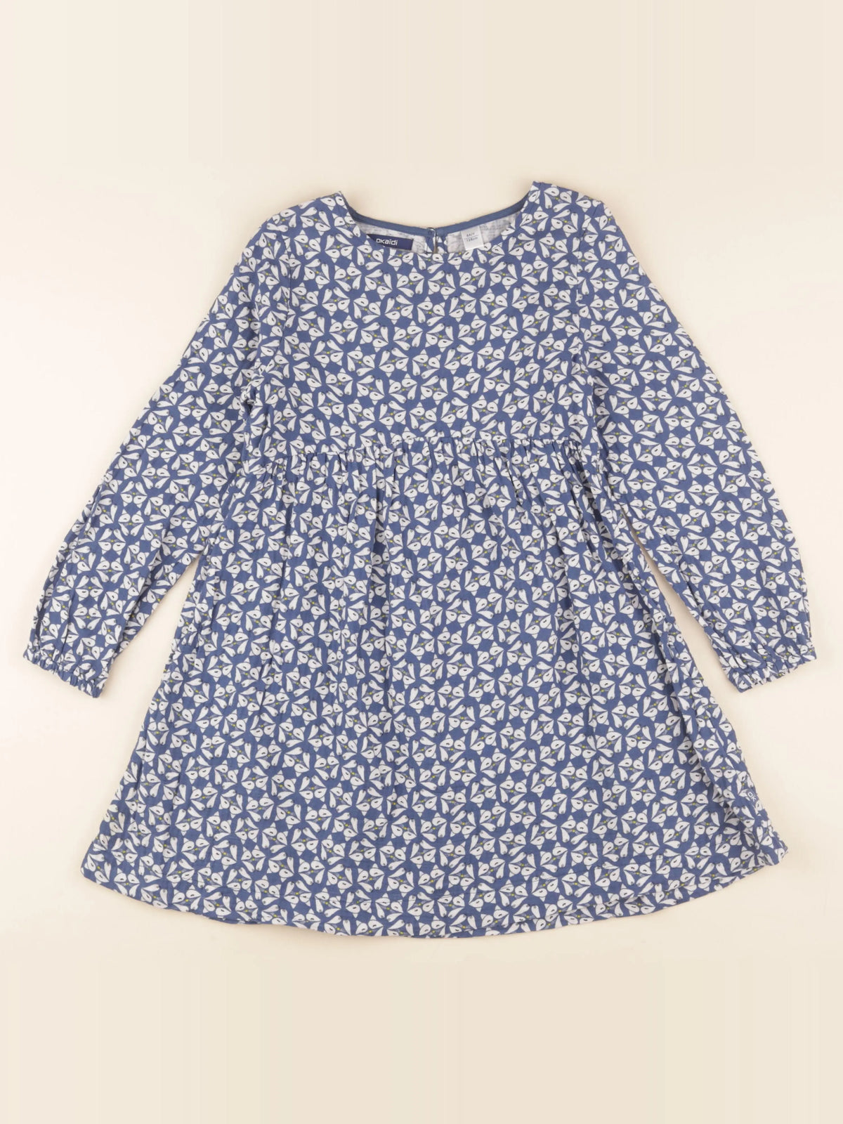 Okaidi - robe bleu - 8 ans