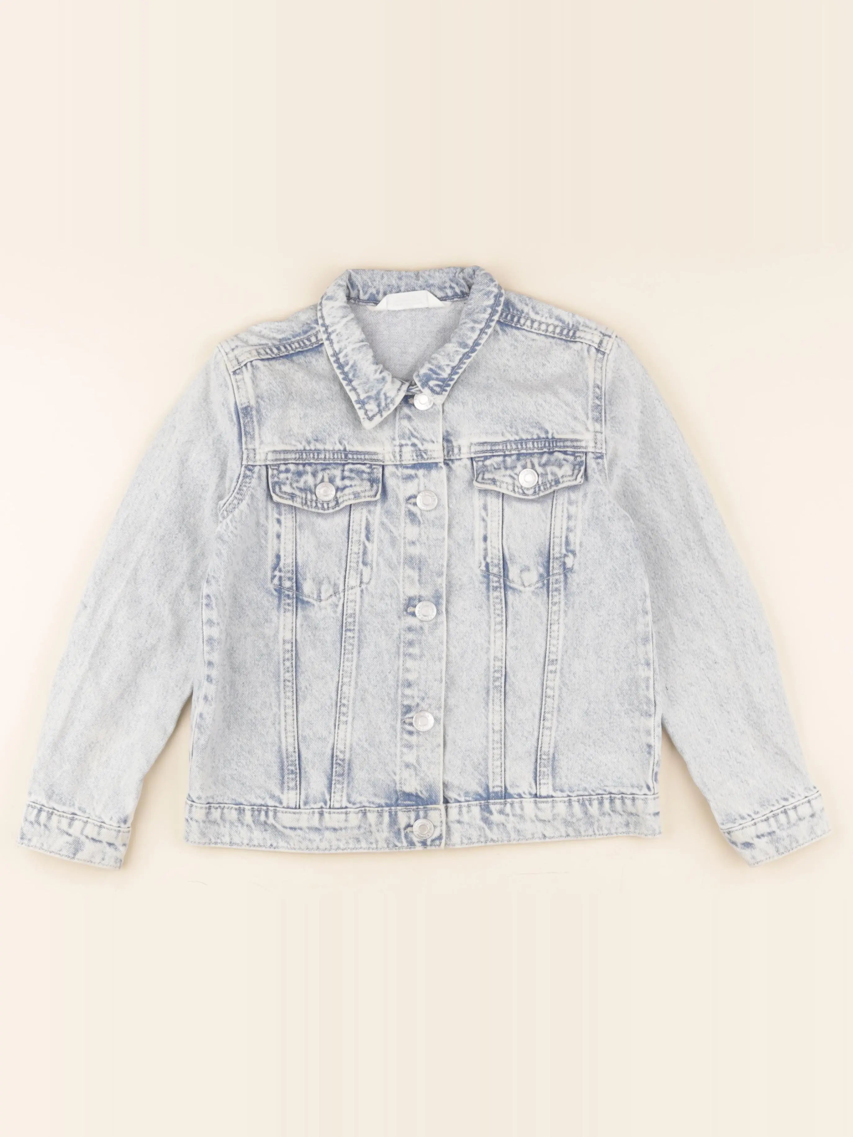 H&M - veste bleu - 7/8 ans
