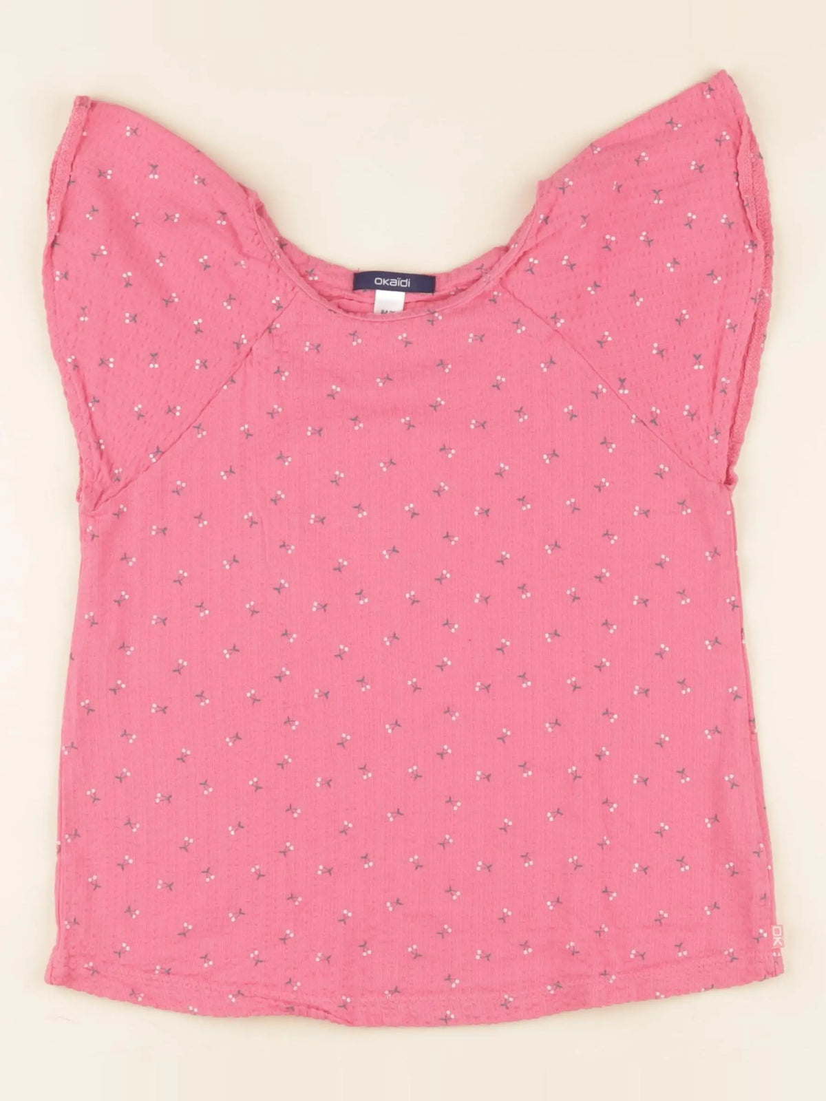 Okaidi - tee-shirt rose - 8 ans