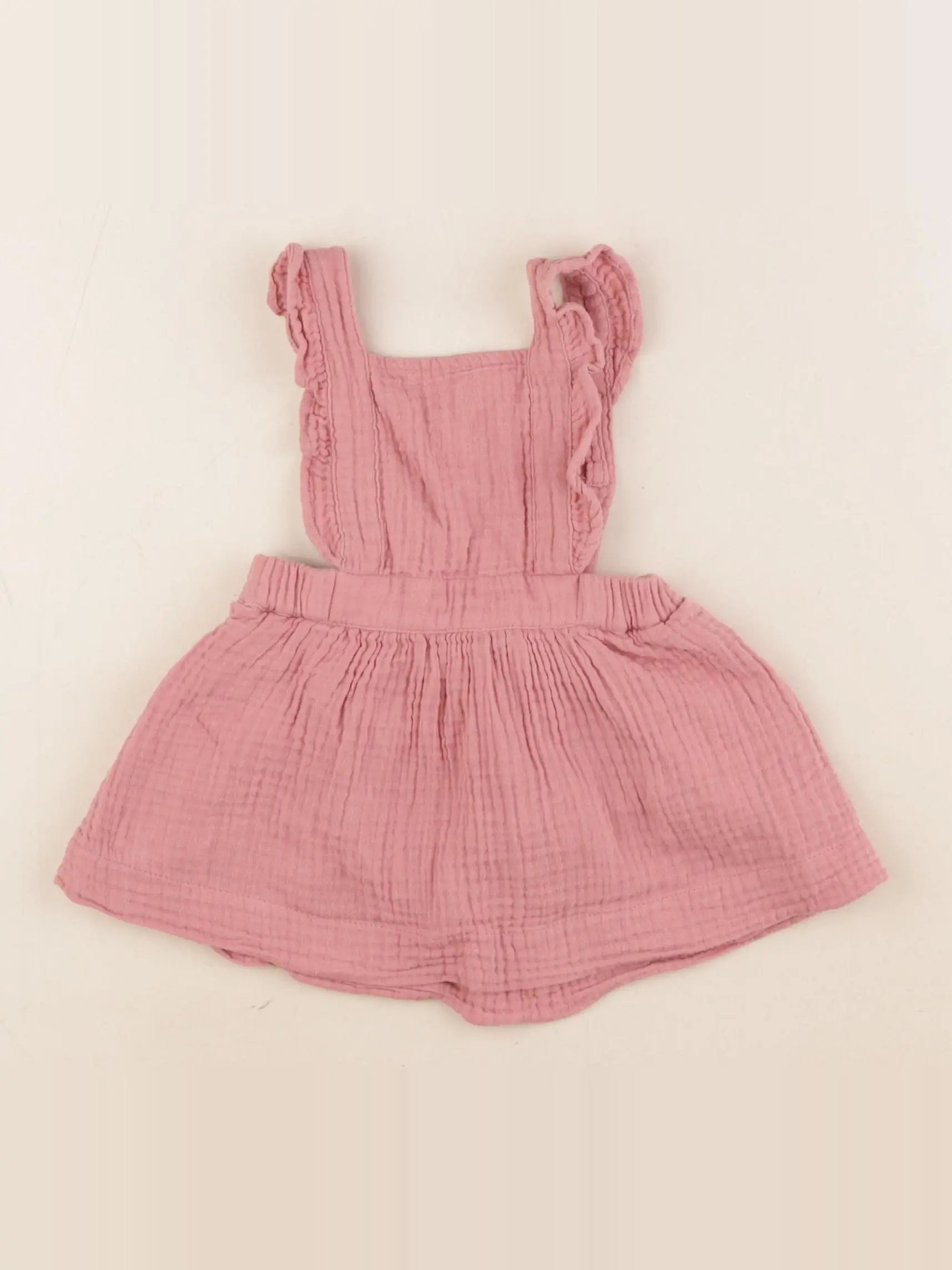 Vertbaudet - combinaison rose - 6 mois