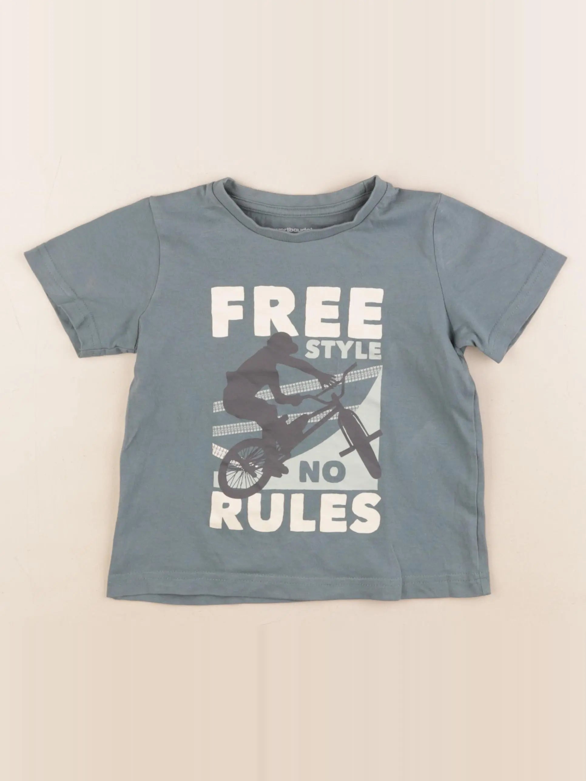 Vertbaudet - tee-shirt vert - 3 ans