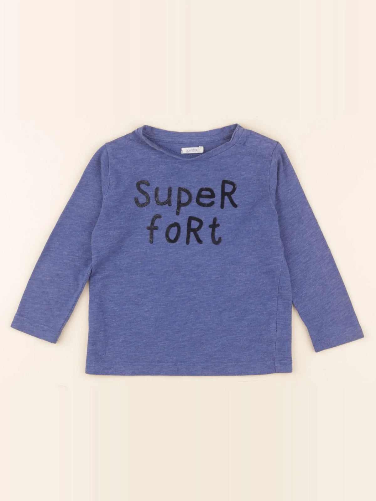 Boutchou - tee-shirt bleu - 24 mois