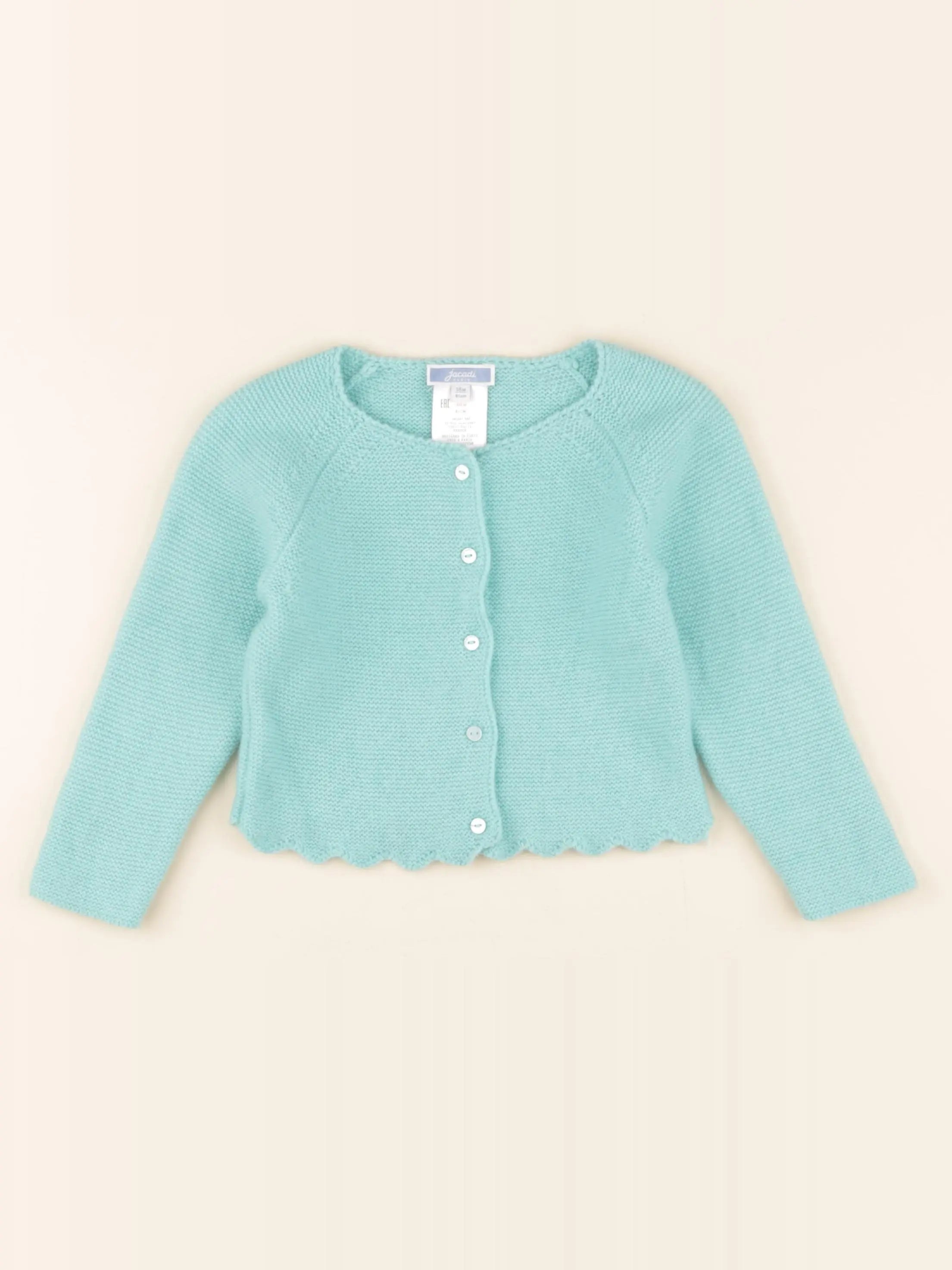 Jacadi - gilet bleu - 18 mois