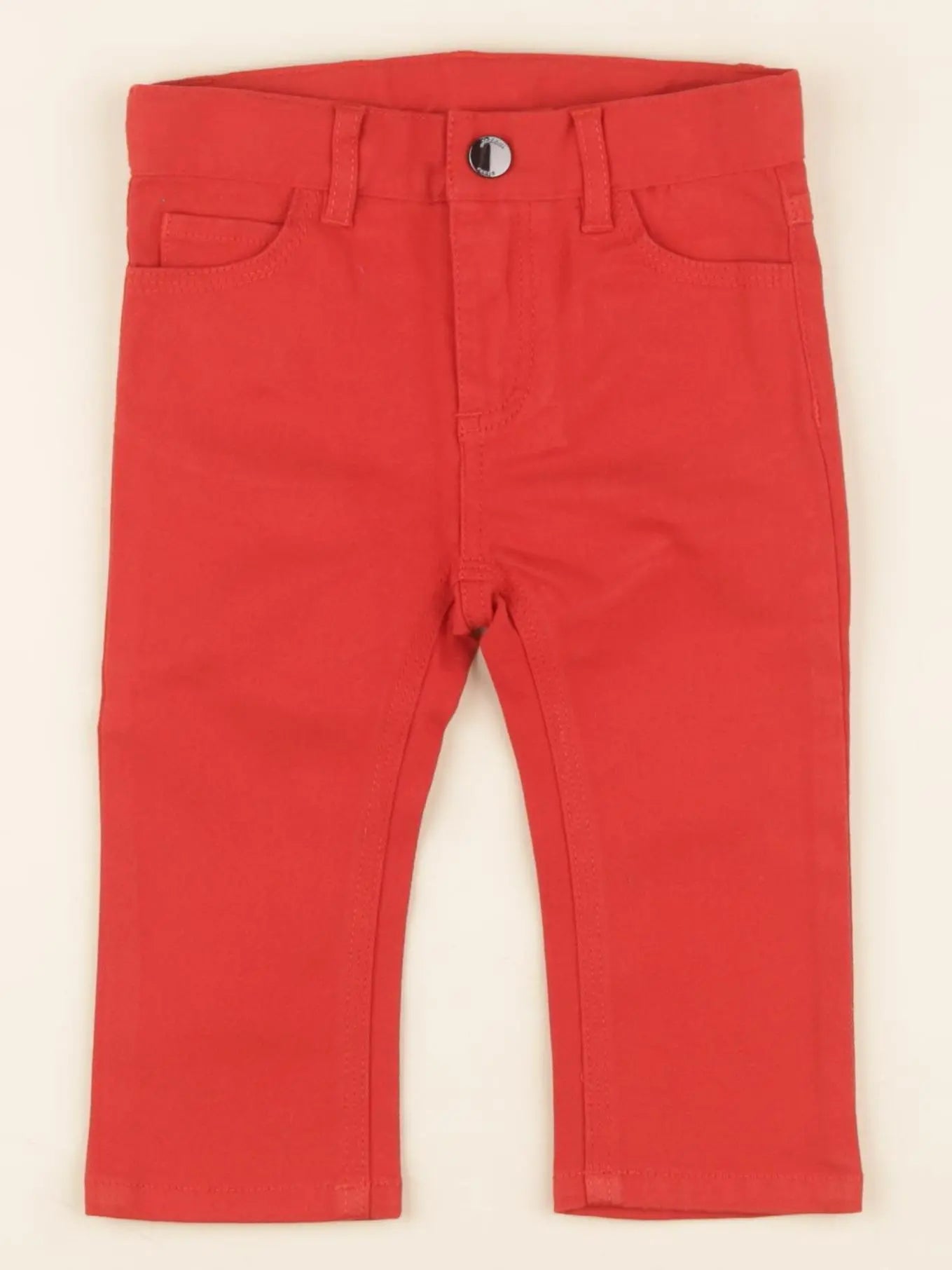 Jacadi - pantalon rouge - 12 mois