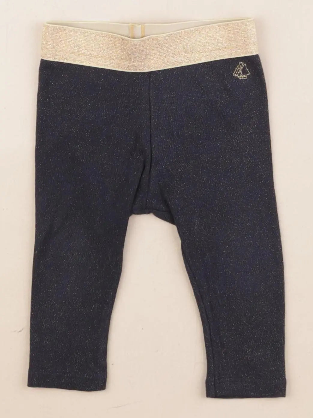 Petit Bateau - legging bleu - 6 mois