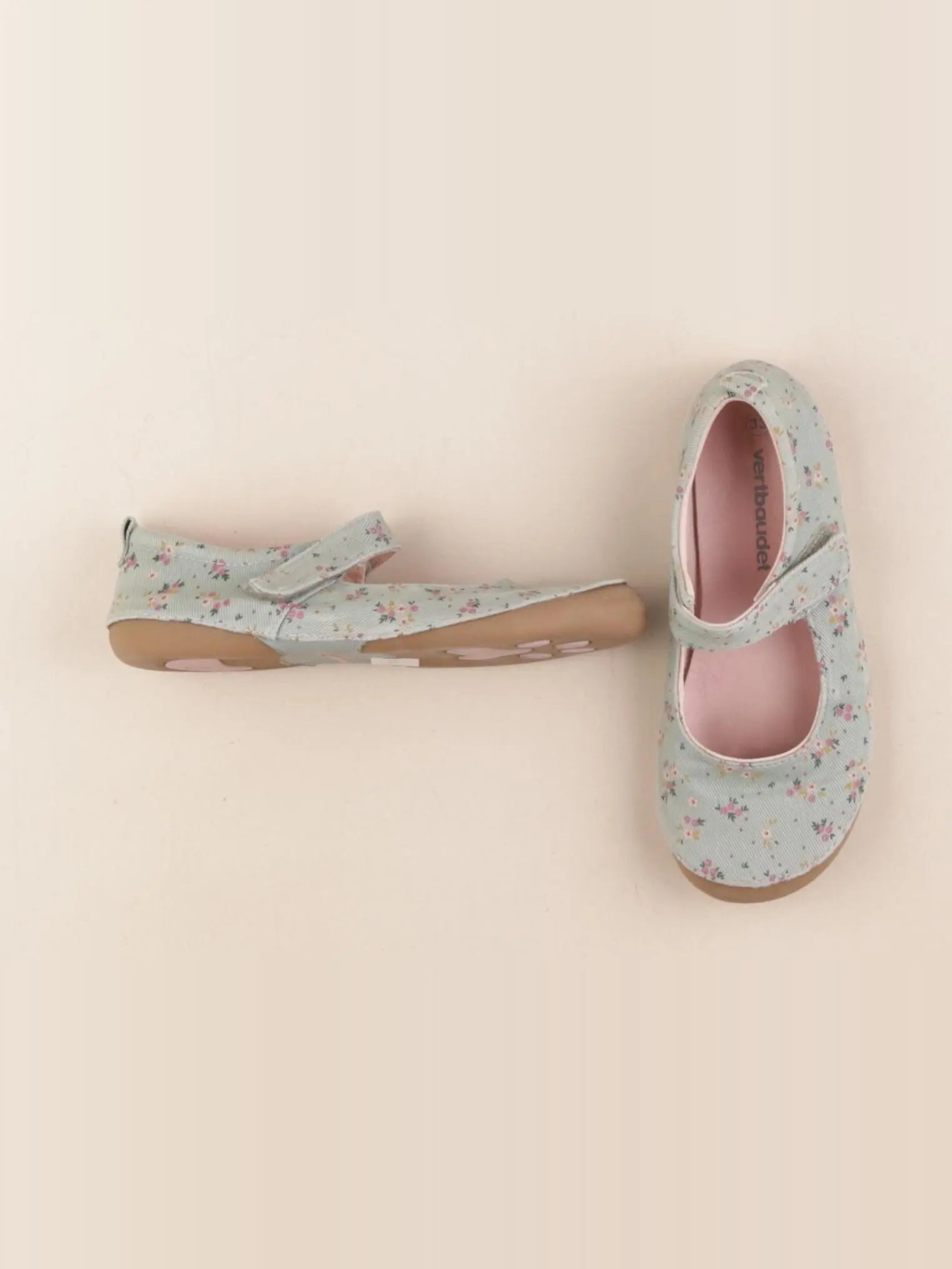 Vertbaudet - ballerines vert - pointure 33