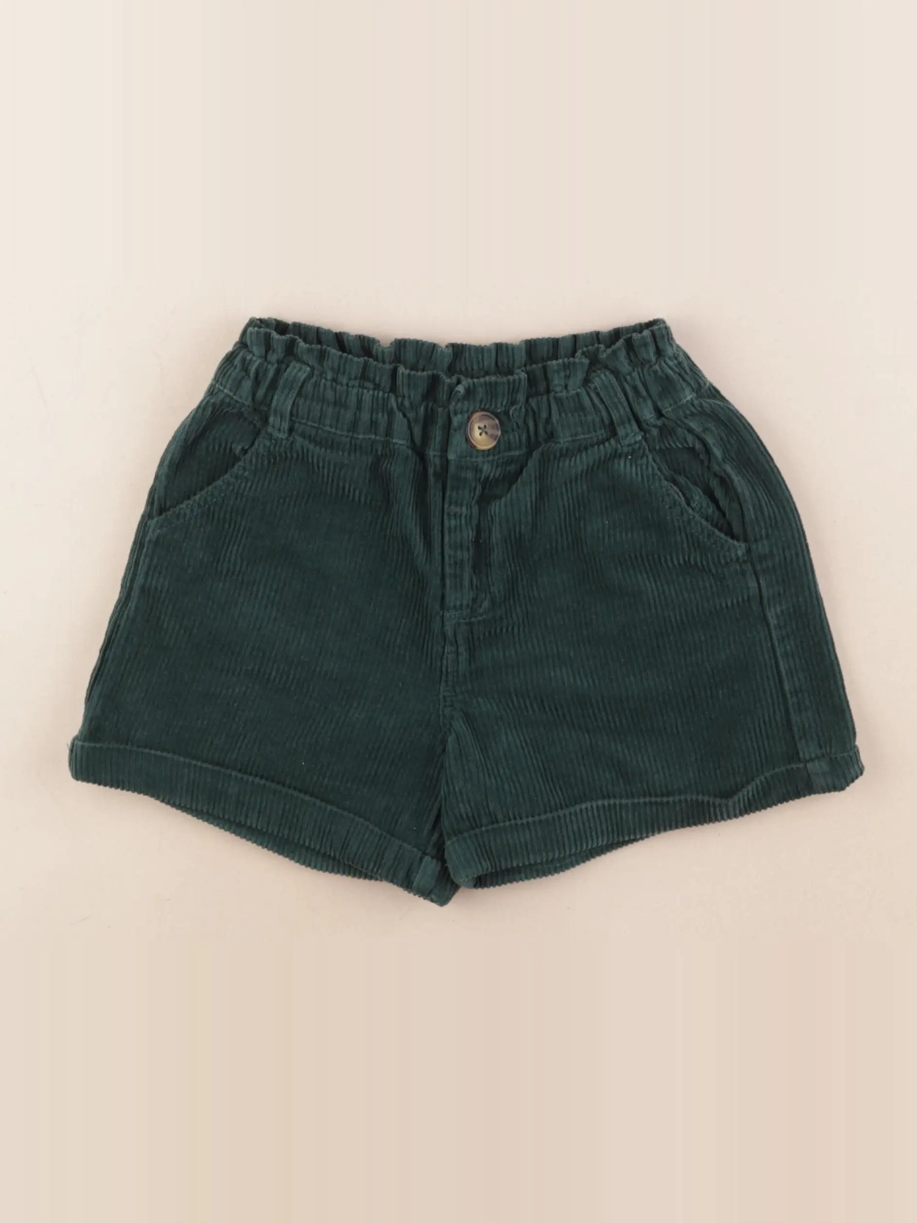 Vertbaudet - short vert - 5 ans