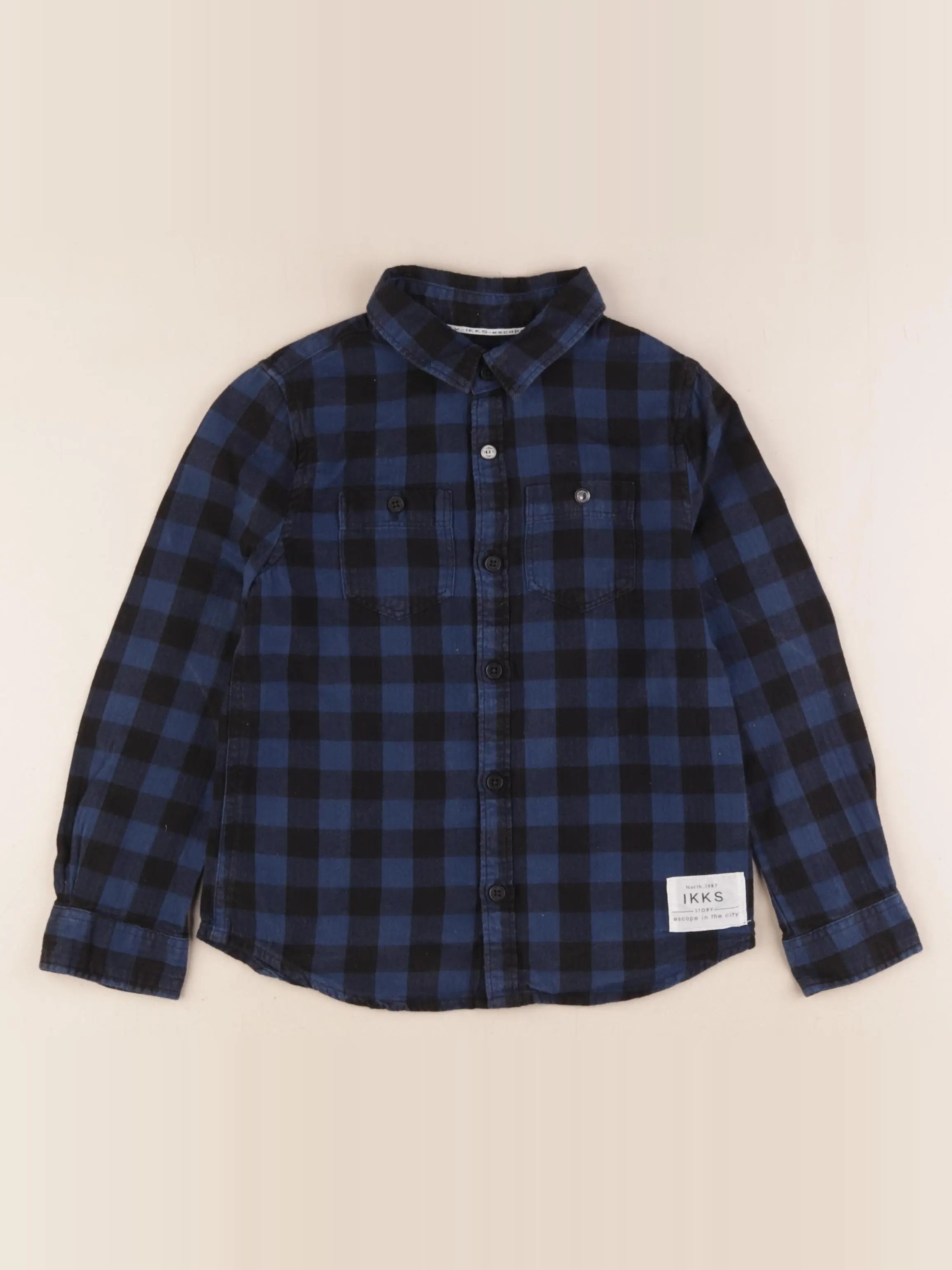 IKKS - chemise bleu - 6 ans