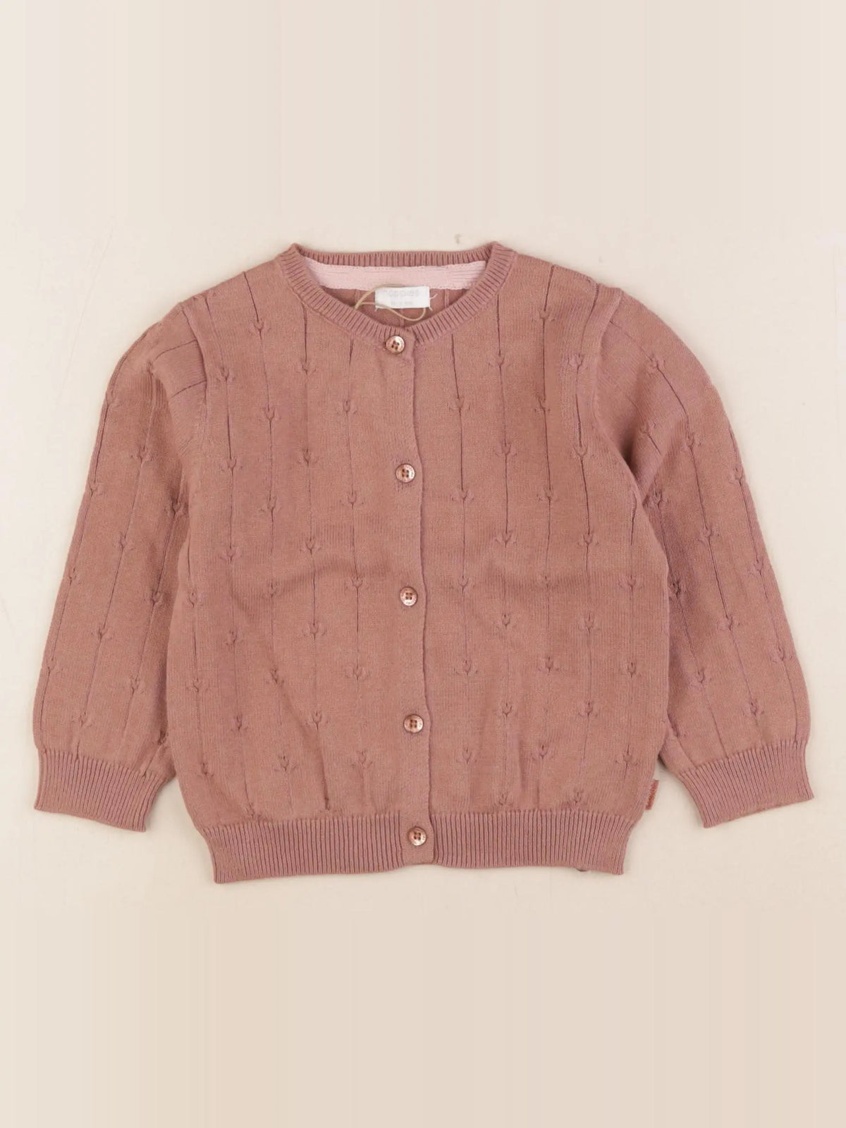 Noppies - gilet rose - 18/24 mois