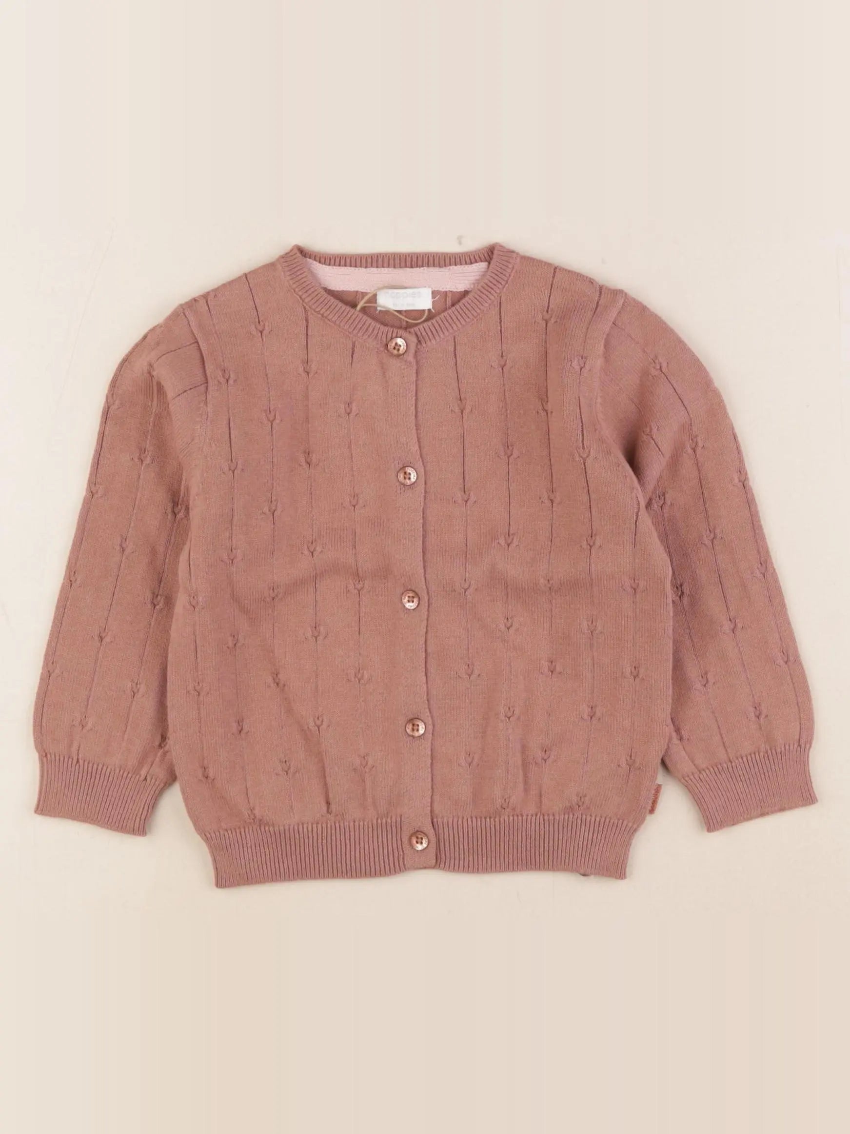 Noppies - gilet rose - 18/24 mois