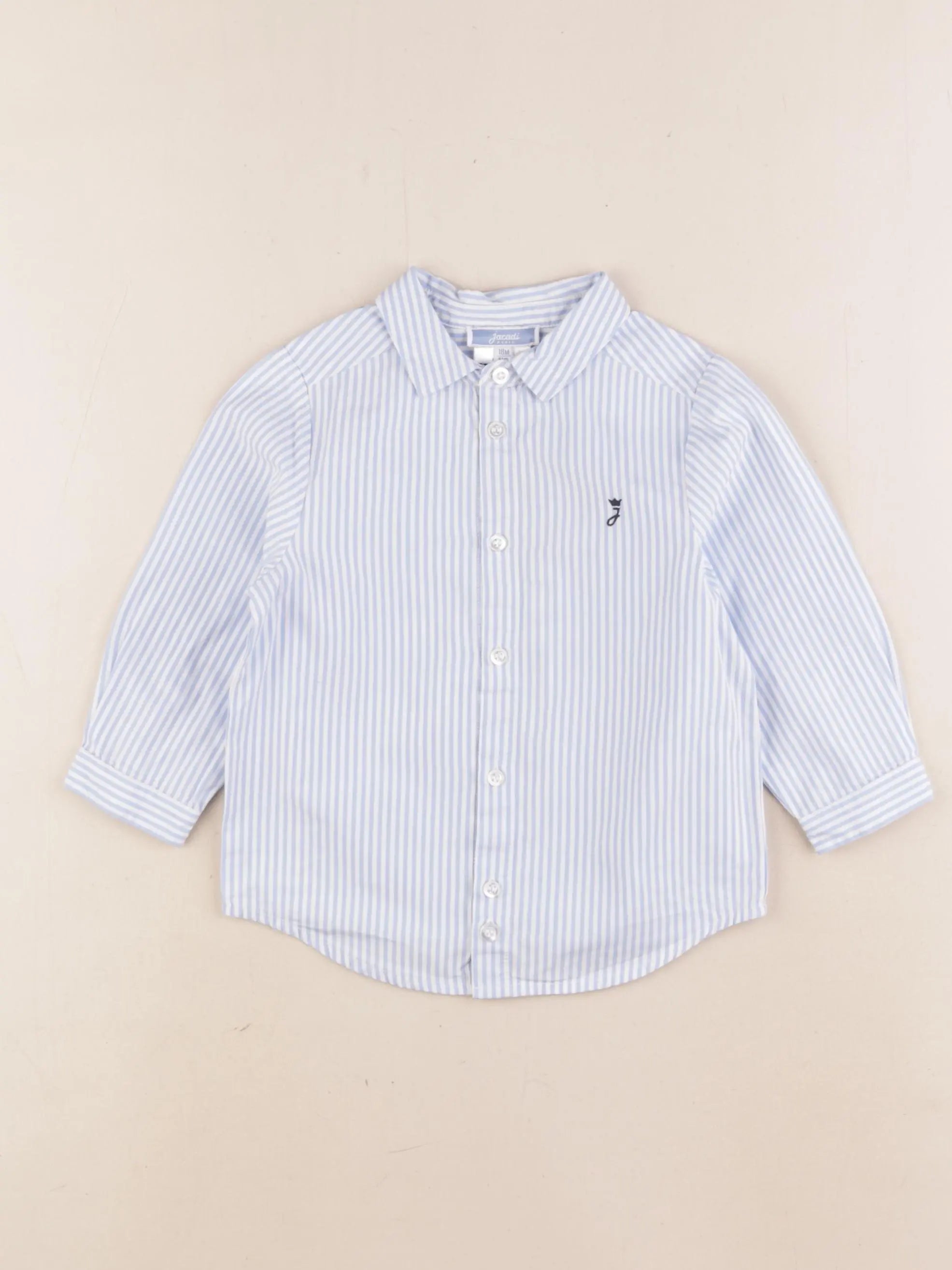 Jacadi - chemise bleu - 18 mois