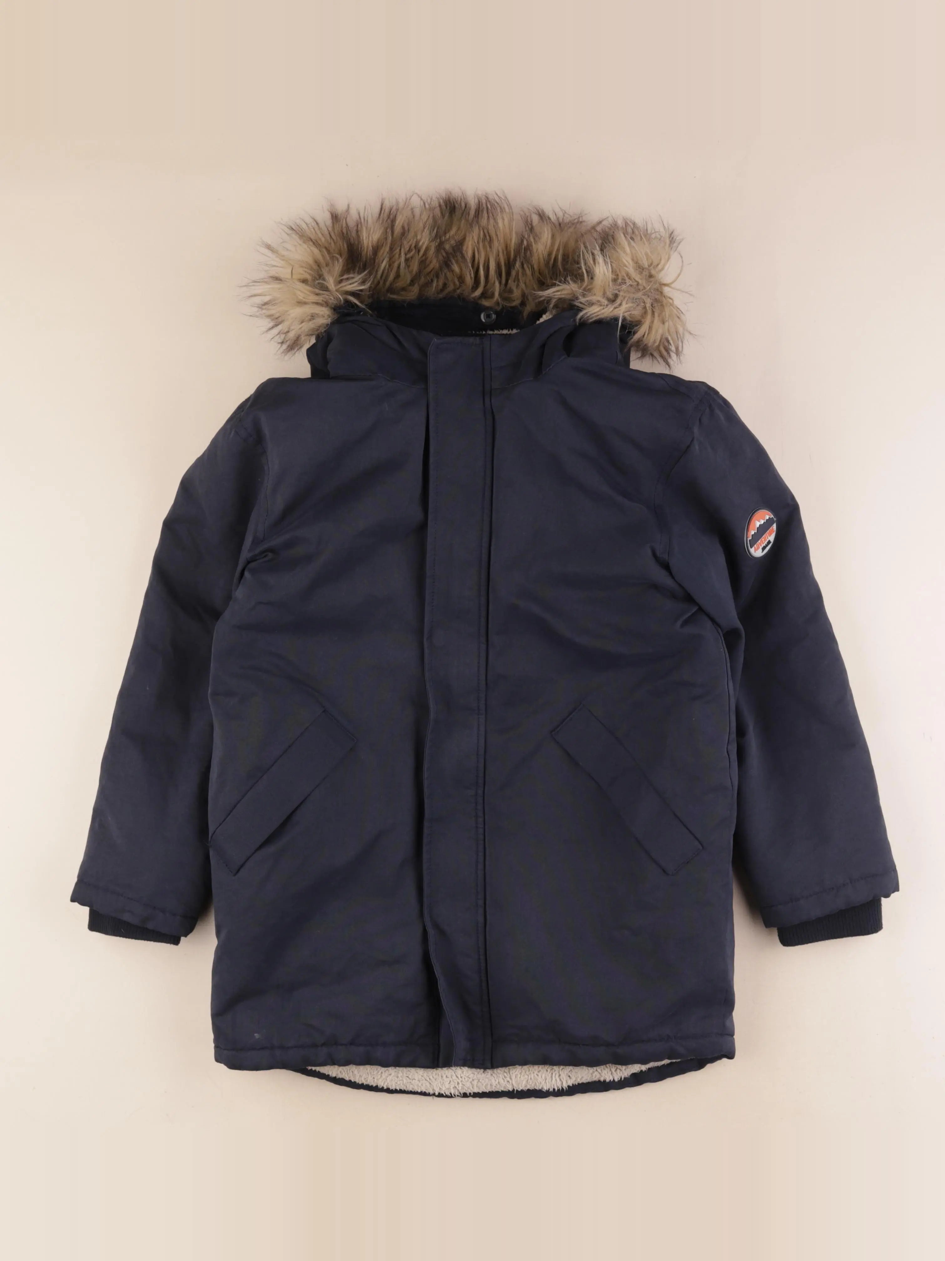 Vertbaudet - parka bleu - 10 ans