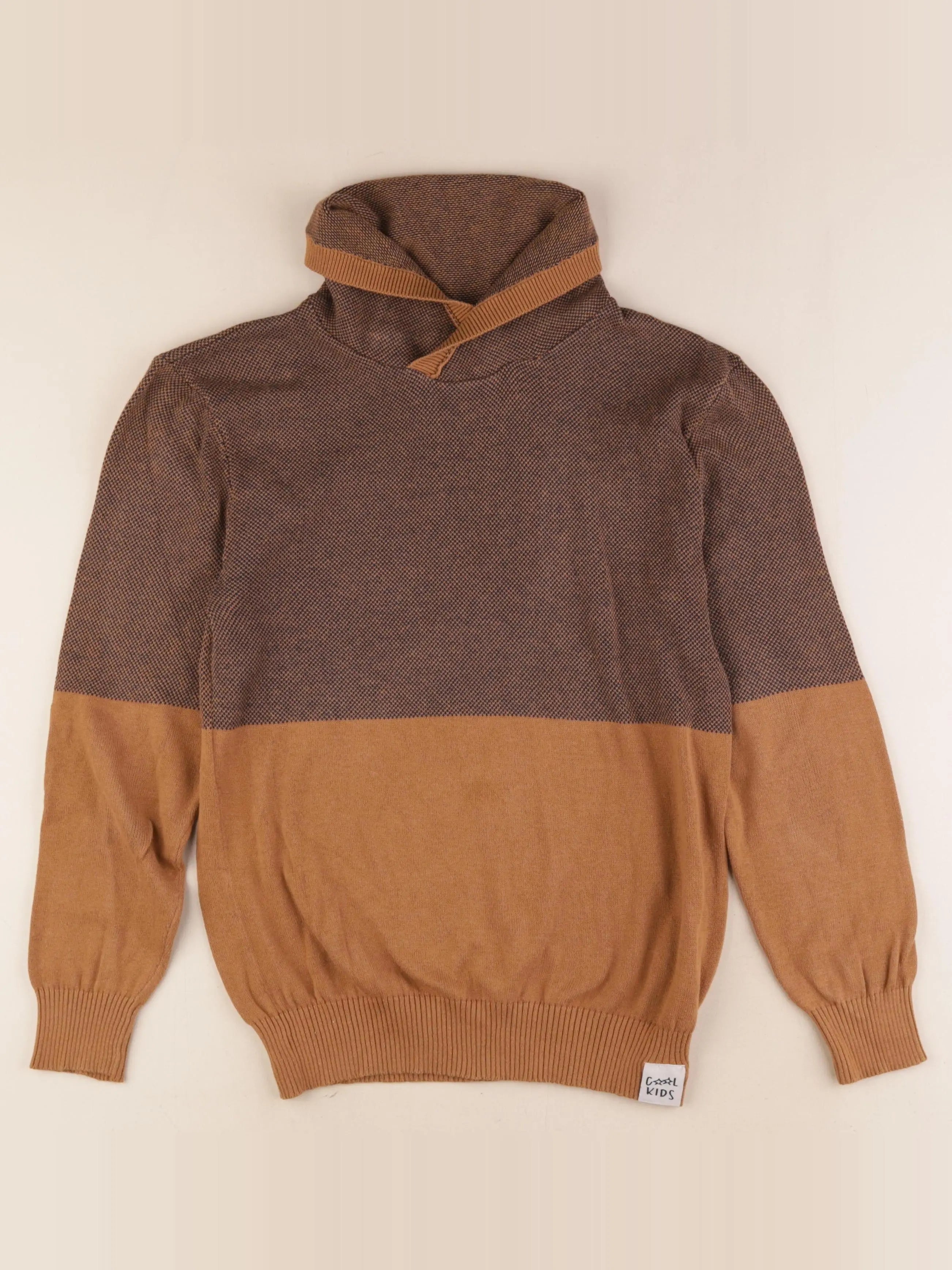 Vertbaudet - pull marron - 12 ans