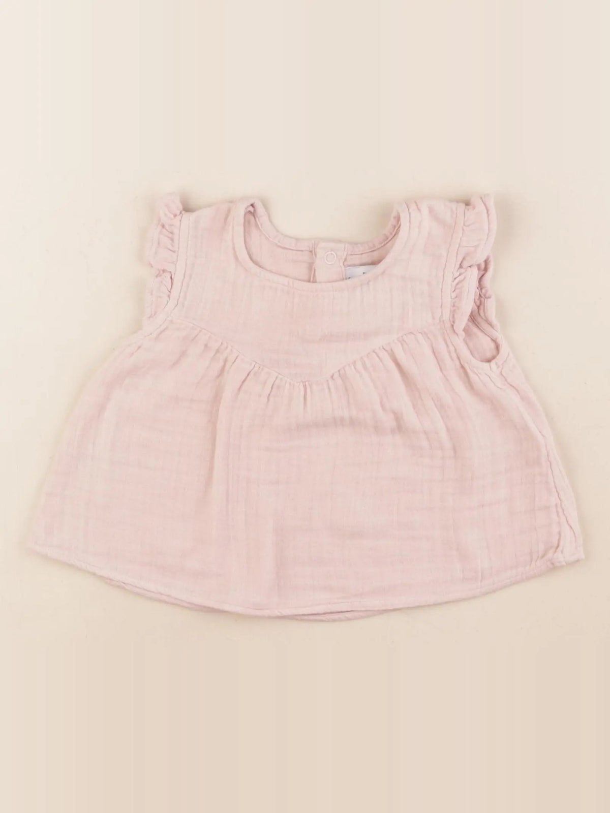 Petit Bateau - blouse rose - 6 mois