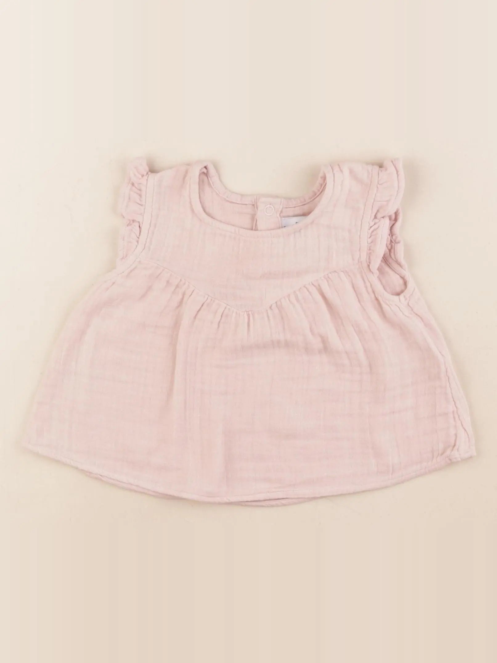 Petit Bateau - blouse rose - 6 mois