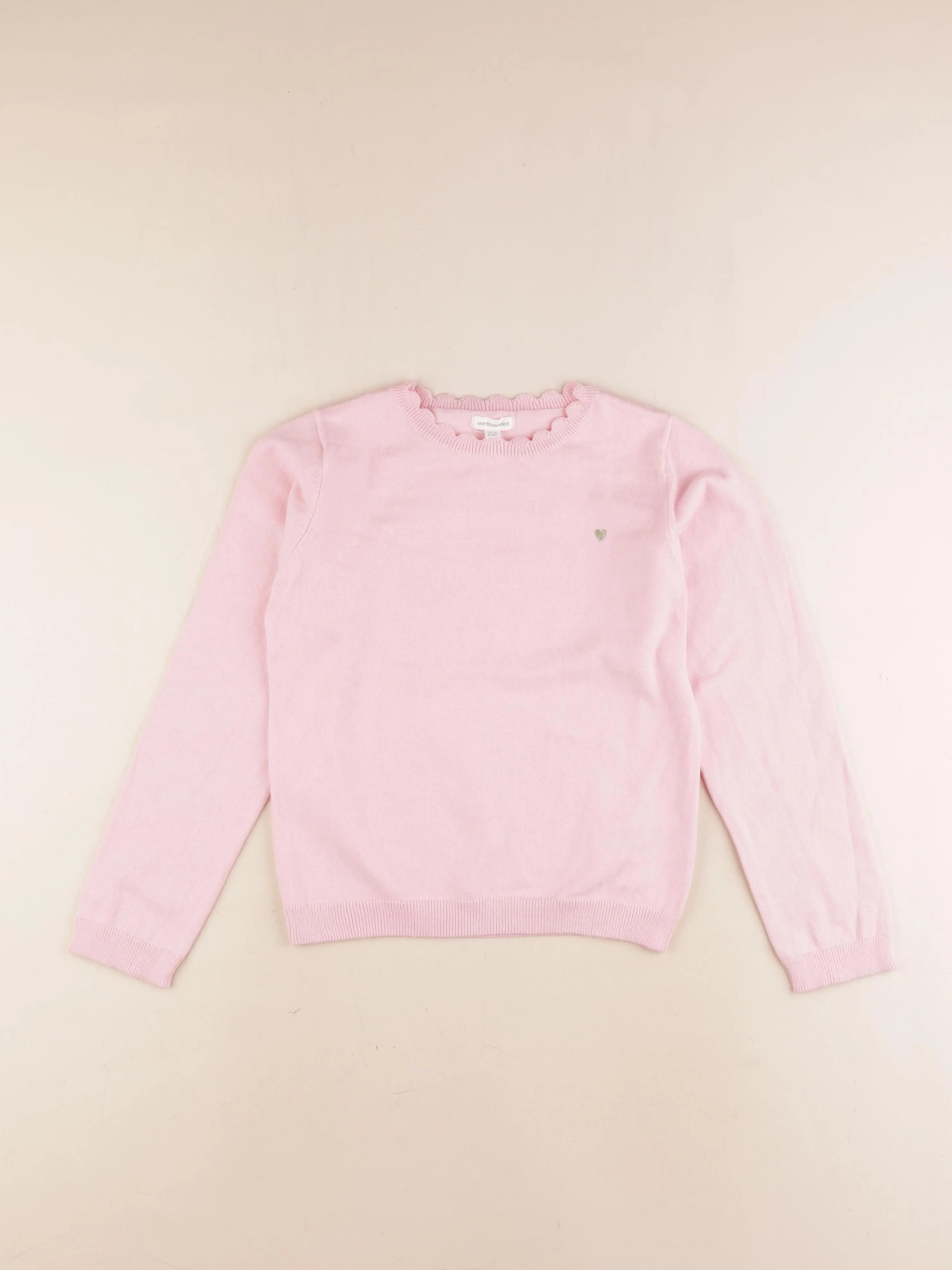 Vertbaudet - pull rose - 9 ans