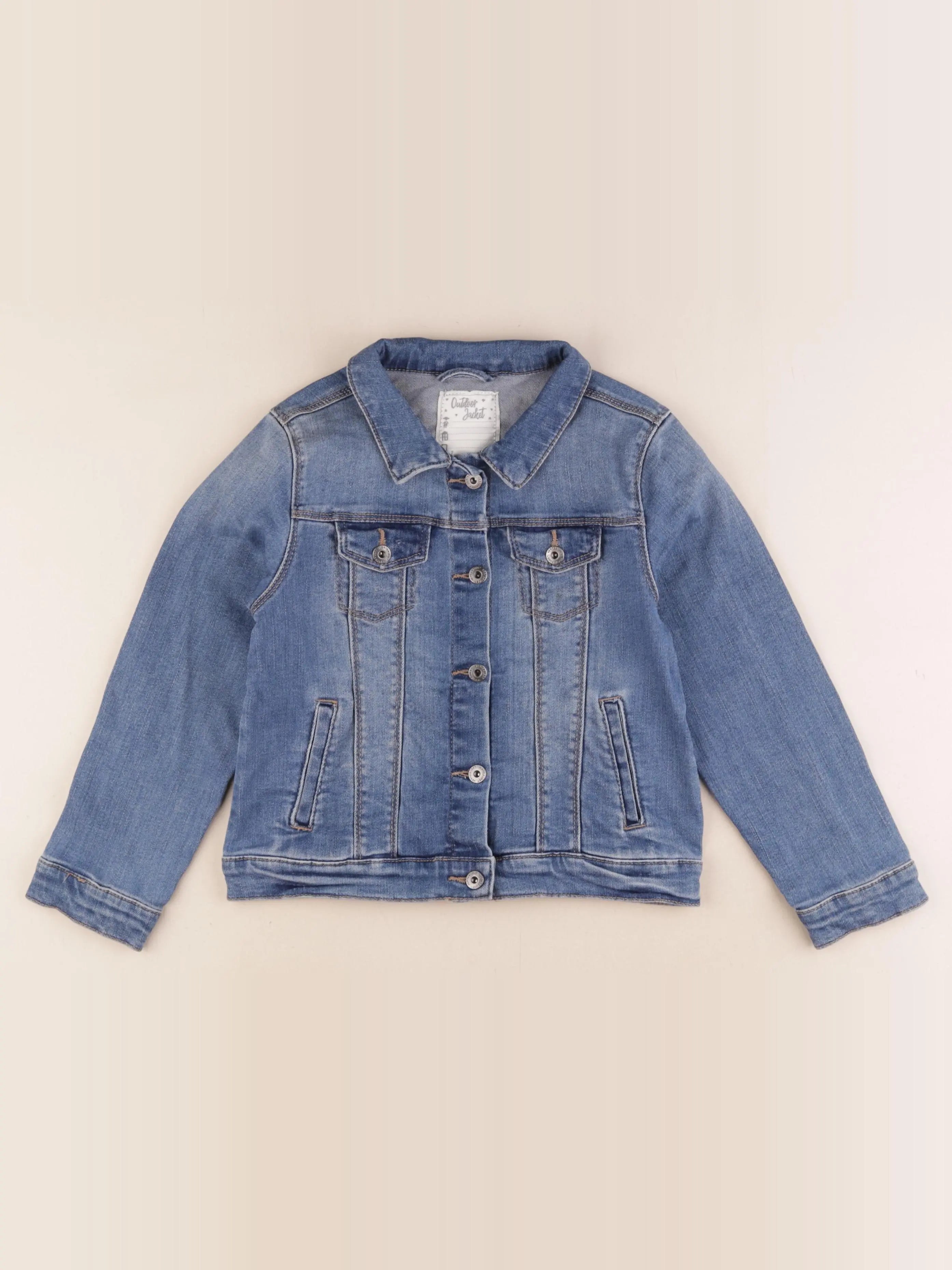 Vertbaudet - veste bleu - 7 ans