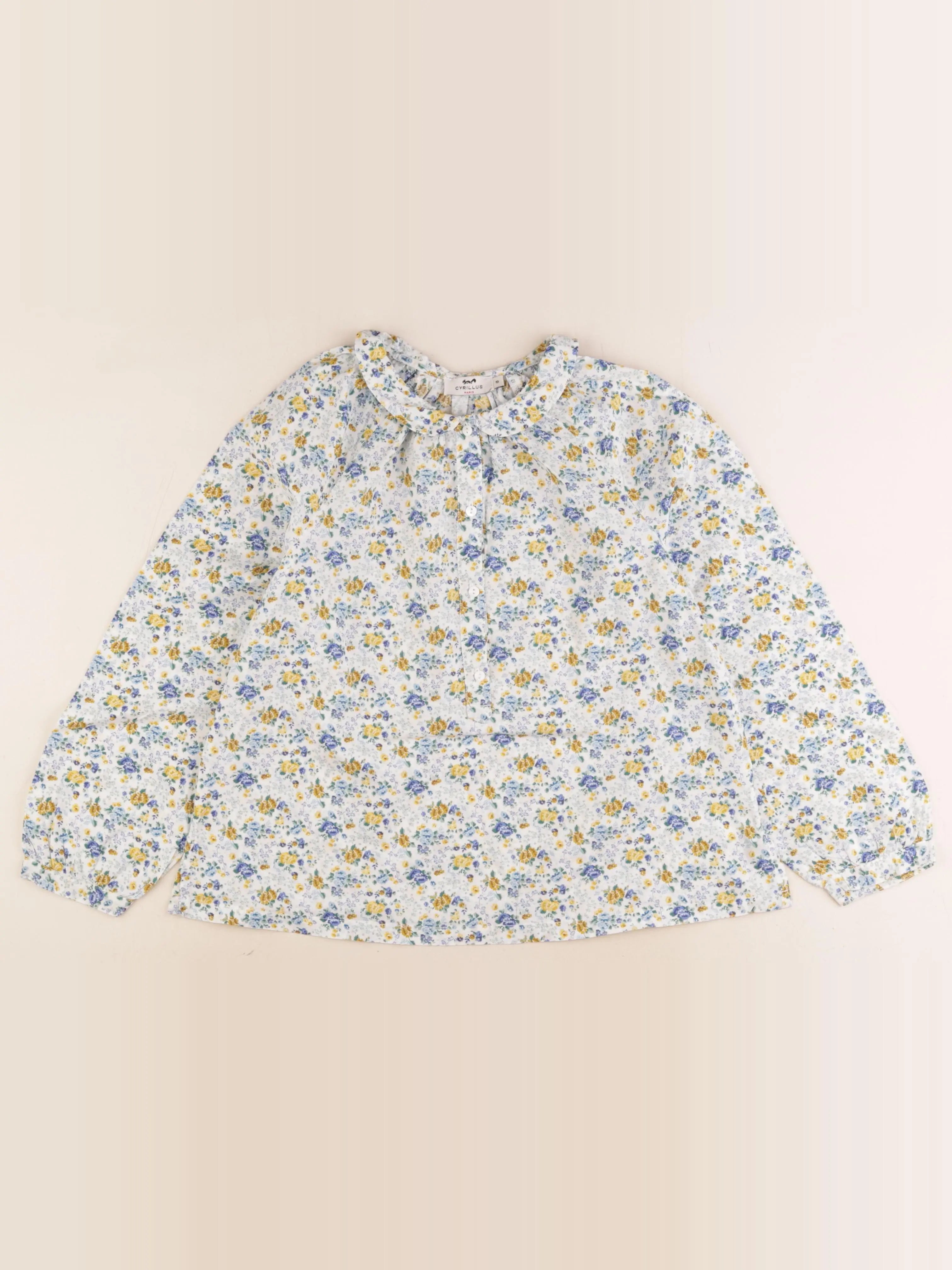 Cyrillus - blouse multicolore - 10 ans
