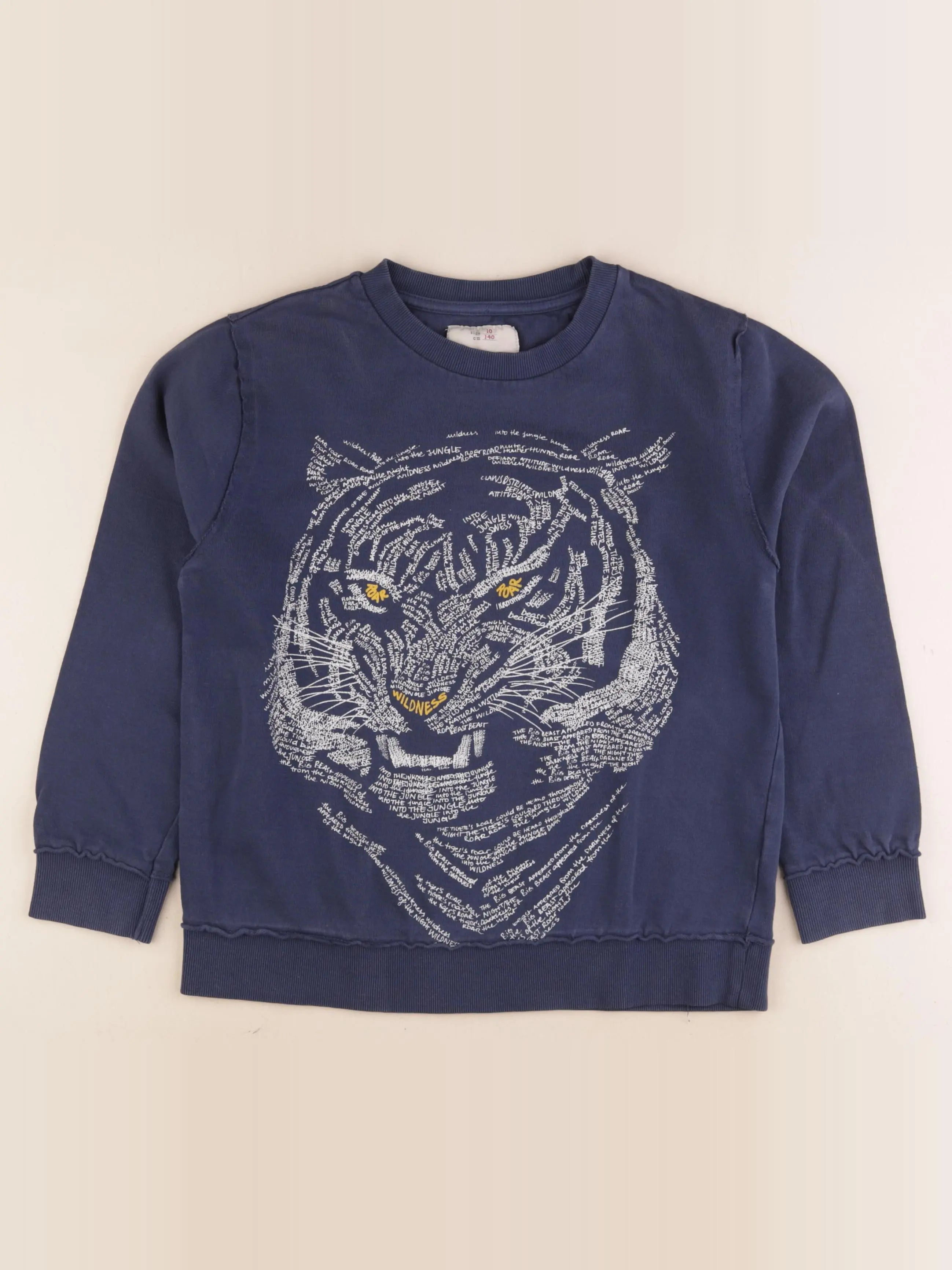 Zara - sweat bleu - 10 ans